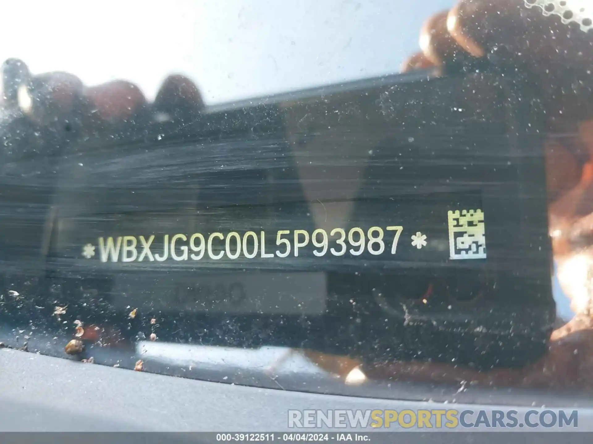 9 Photograph of a damaged car WBXJG9C00L5P93987 BMW X1 2020
