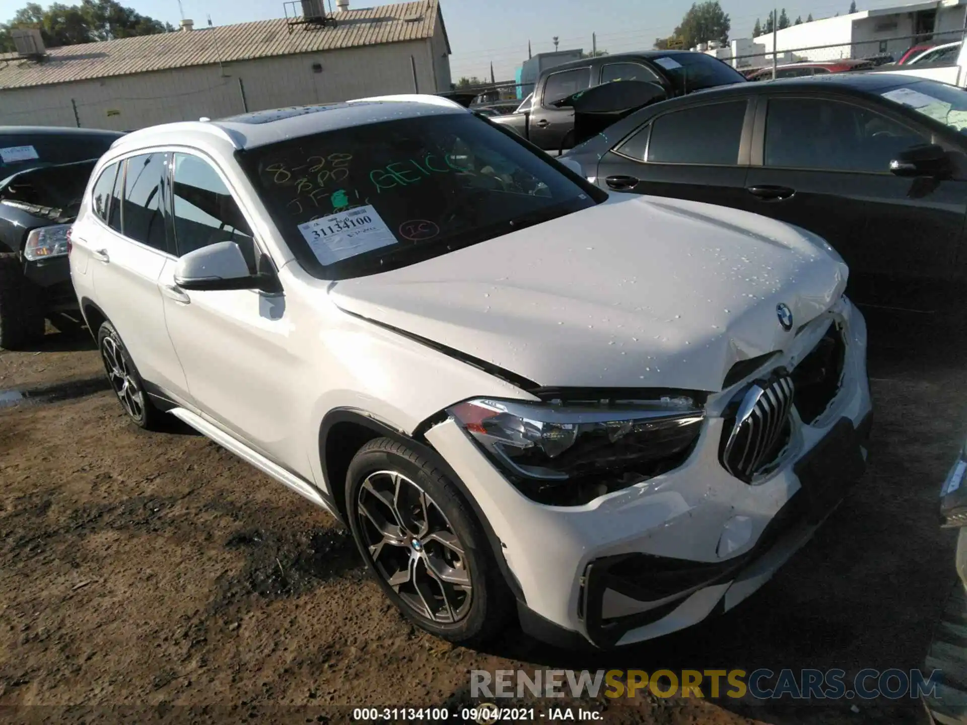 1 Photograph of a damaged car WBXJG9C00L5R30197 BMW X1 2020