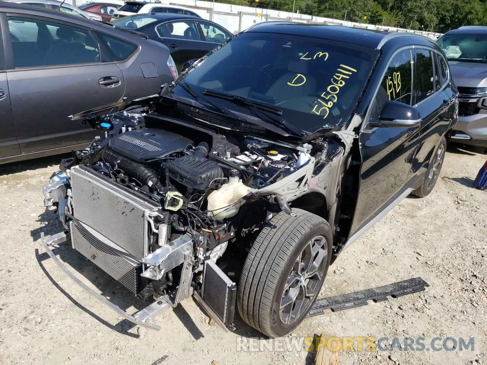 2 Photograph of a damaged car WBXJG9C01L5P53983 BMW X1 2020