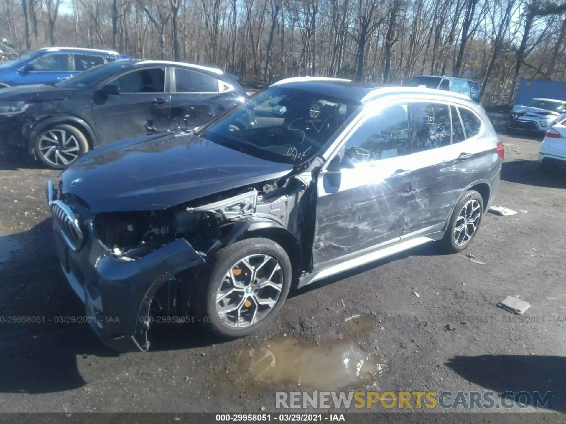 2 Photograph of a damaged car WBXJG9C01L5P88409 BMW X1 2020
