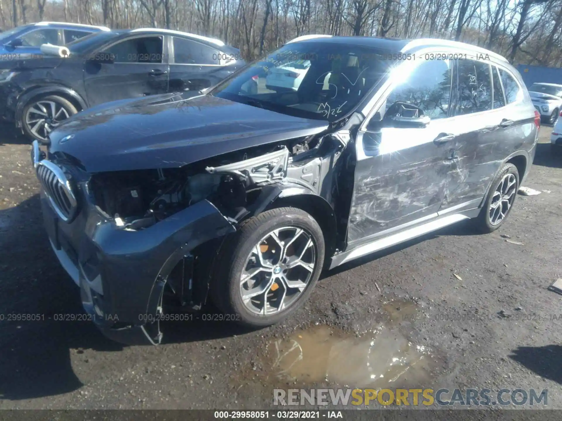 6 Photograph of a damaged car WBXJG9C01L5P88409 BMW X1 2020