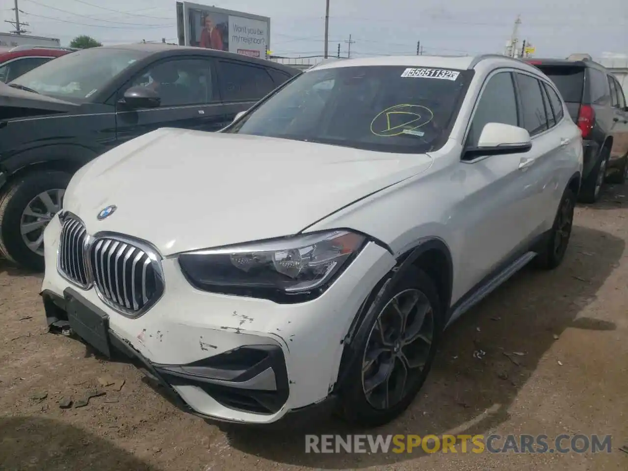 2 Photograph of a damaged car WBXJG9C01L5P93139 BMW X1 2020