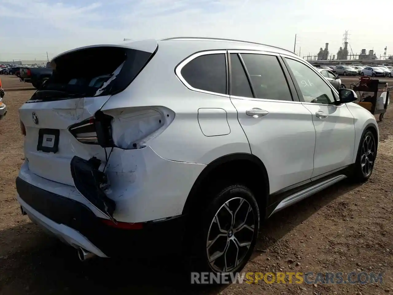 4 Photograph of a damaged car WBXJG9C01L5R23484 BMW X1 2020