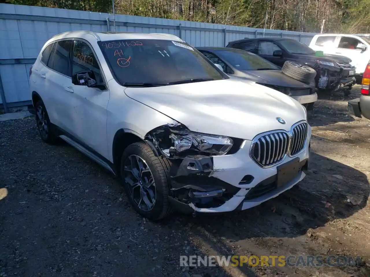 1 Photograph of a damaged car WBXJG9C01L5R31410 BMW X1 2020