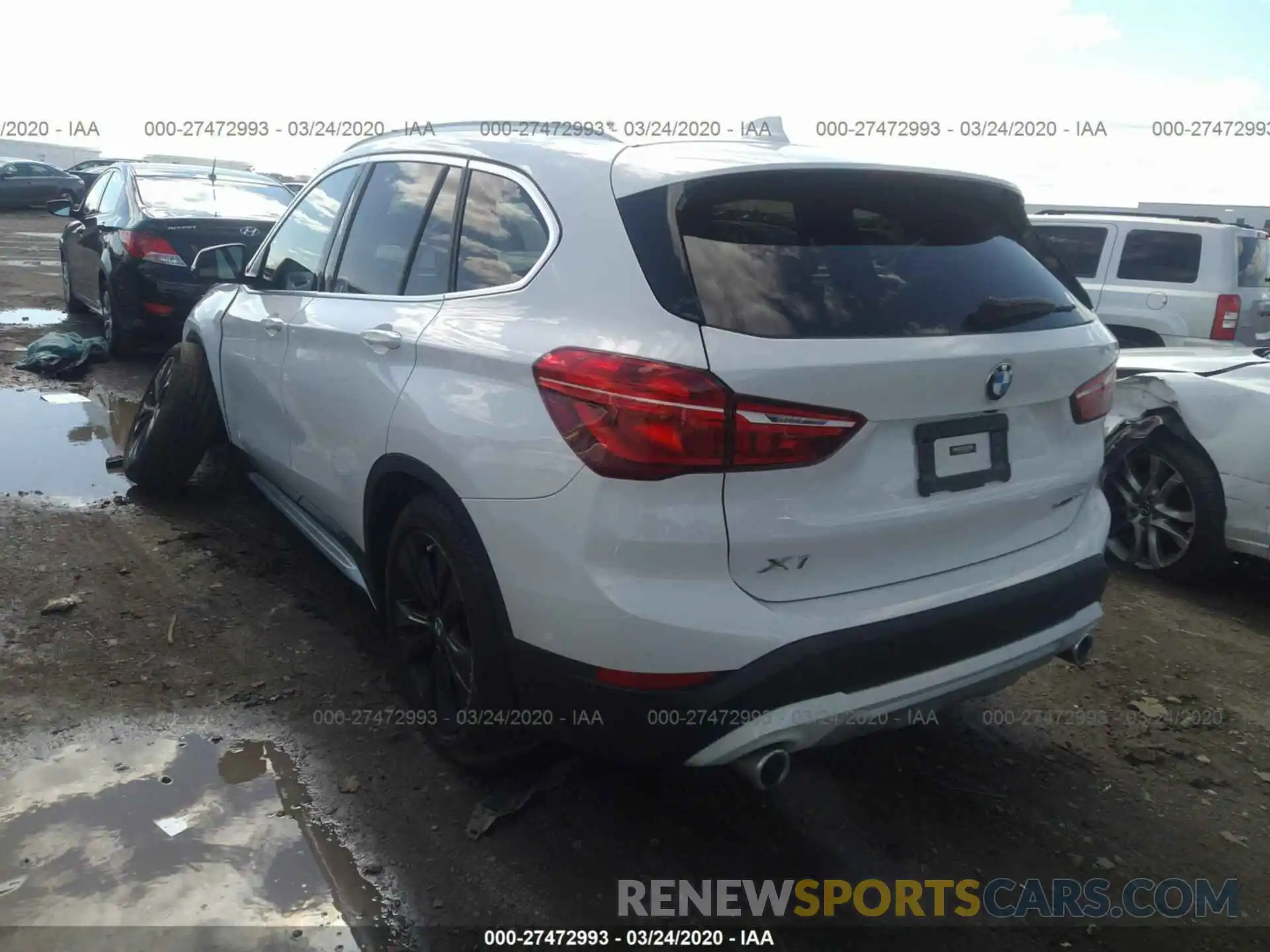 3 Фотография поврежденного автомобиля WBXJG9C02L5P22399 BMW X1 2020