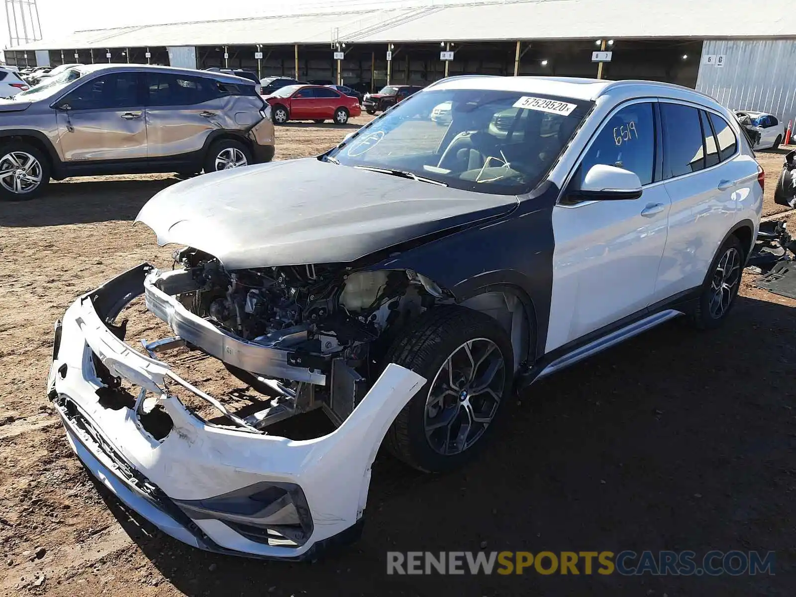 2 Photograph of a damaged car WBXJG9C02L5P29336 BMW X1 2020