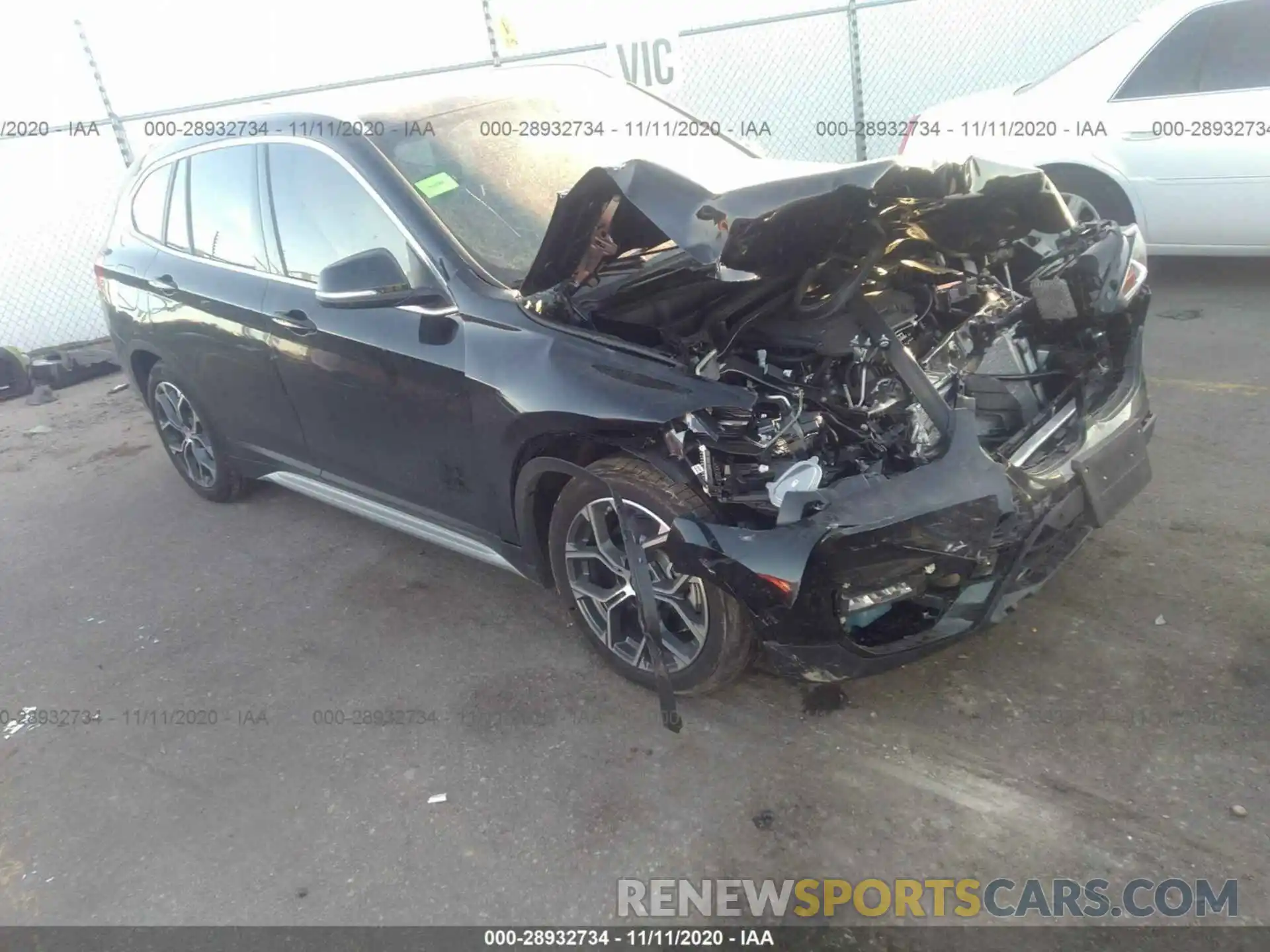 1 Photograph of a damaged car WBXJG9C02L5P52356 BMW X1 2020