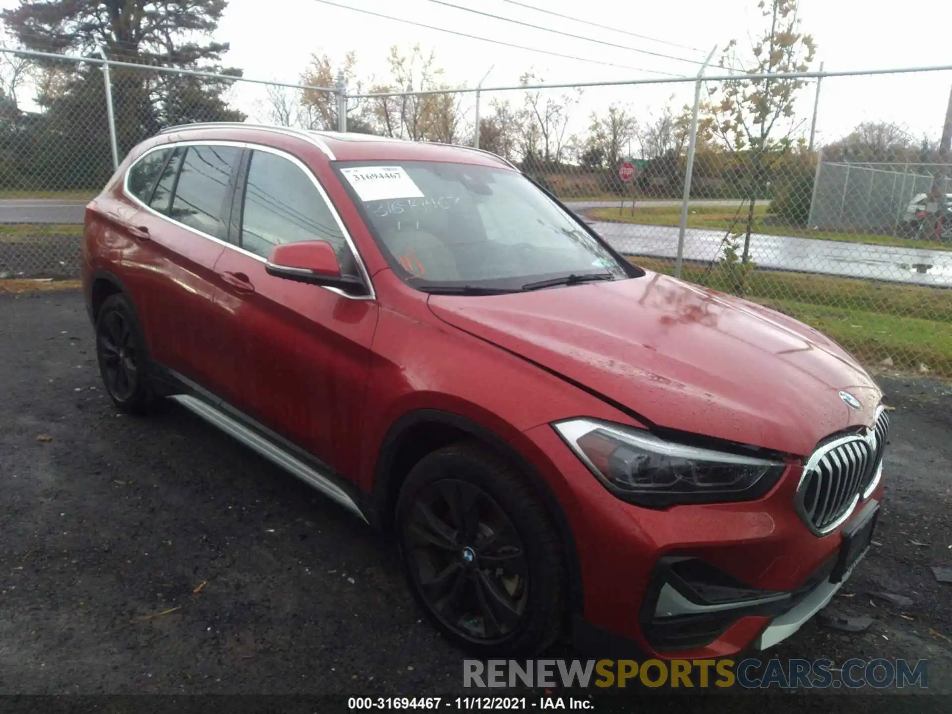 1 Photograph of a damaged car WBXJG9C02L5P72512 BMW X1 2020