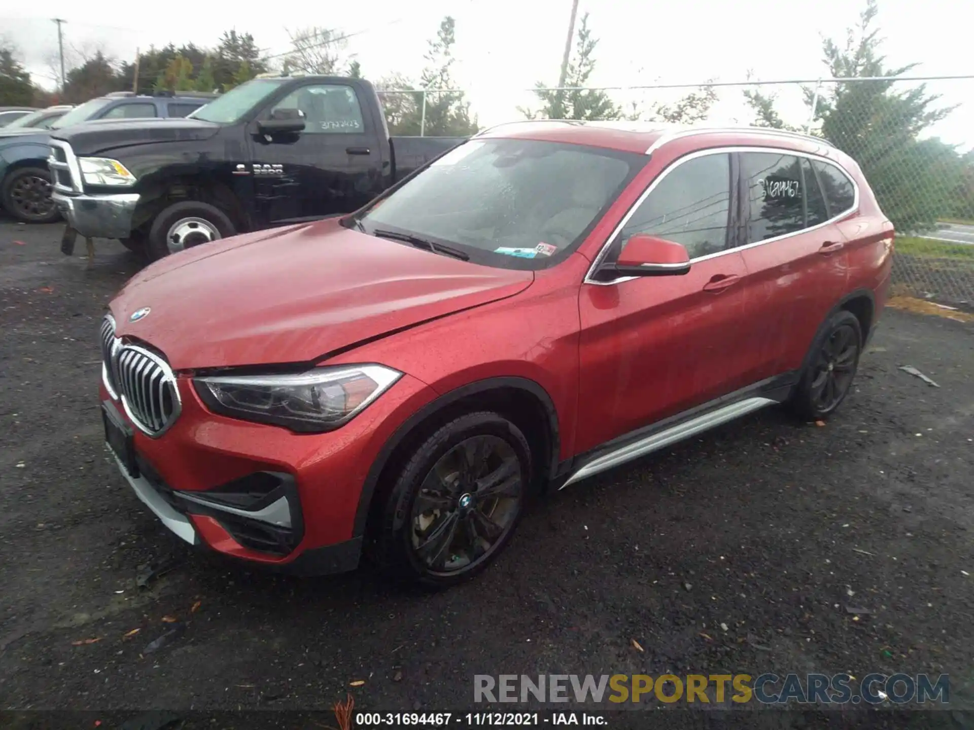 2 Фотография поврежденного автомобиля WBXJG9C02L5P72512 BMW X1 2020