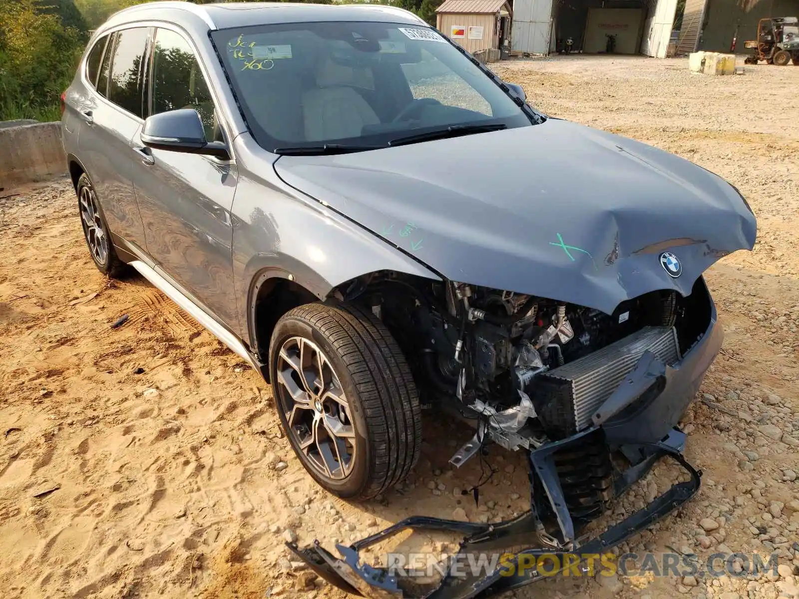 1 Photograph of a damaged car WBXJG9C02L5R16768 BMW X1 2020