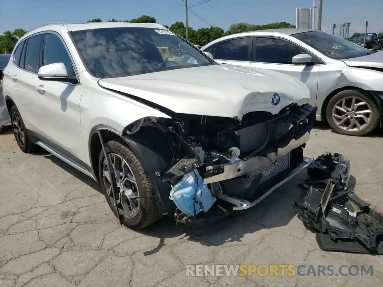 9 Photograph of a damaged car WBXJG9C02L5R23347 BMW X1 2020