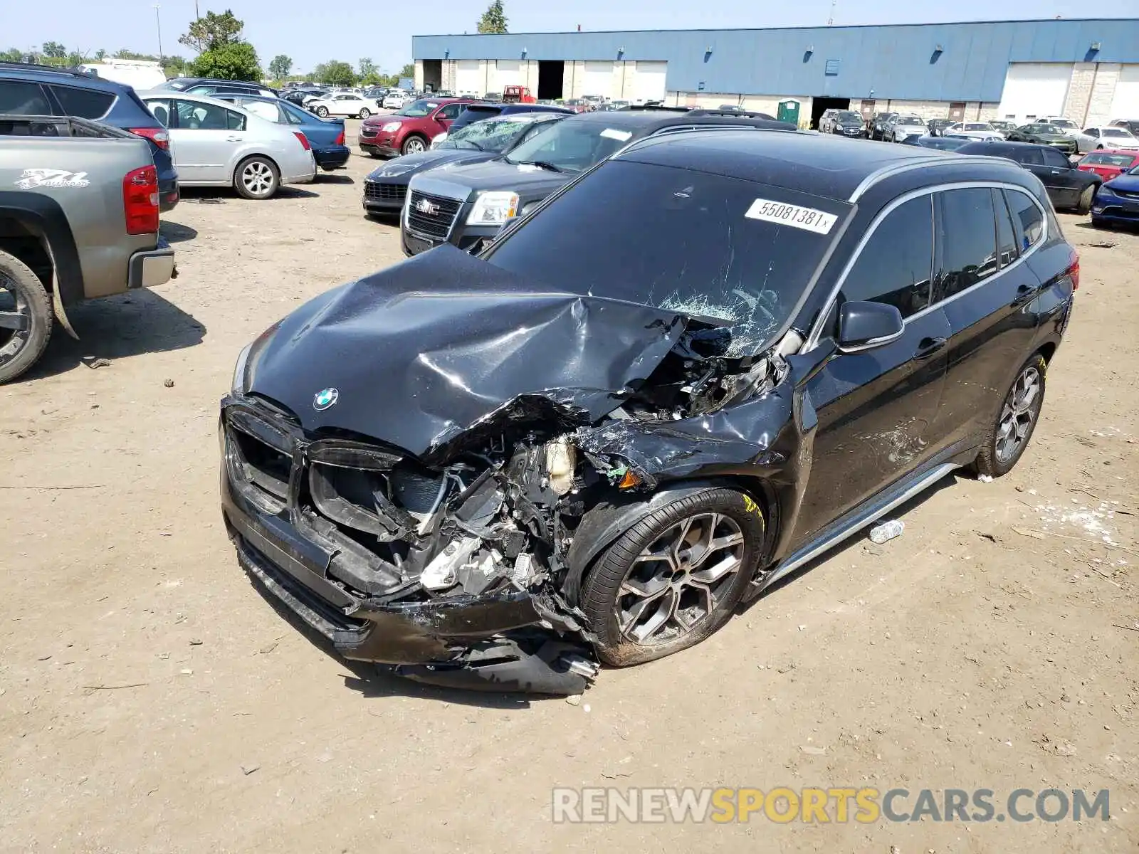 2 Photograph of a damaged car WBXJG9C03L3L81686 BMW X1 2020