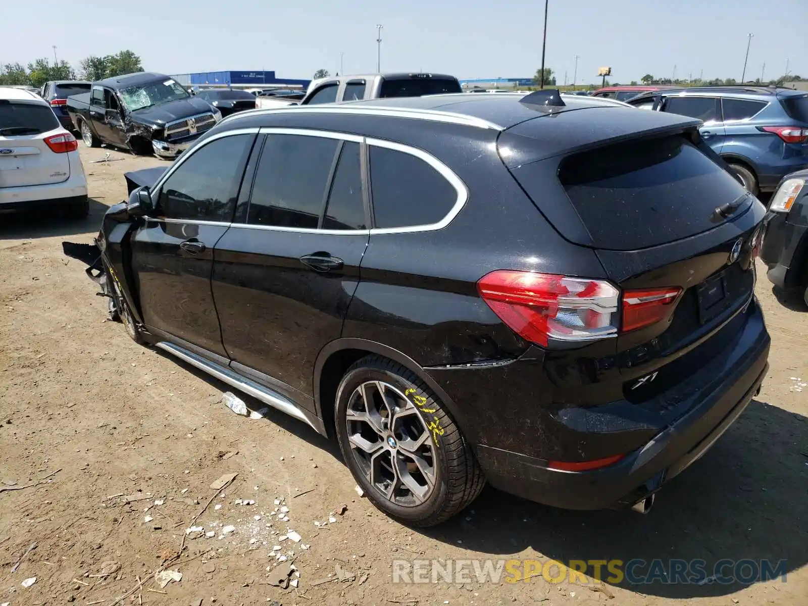 3 Photograph of a damaged car WBXJG9C03L3L81686 BMW X1 2020