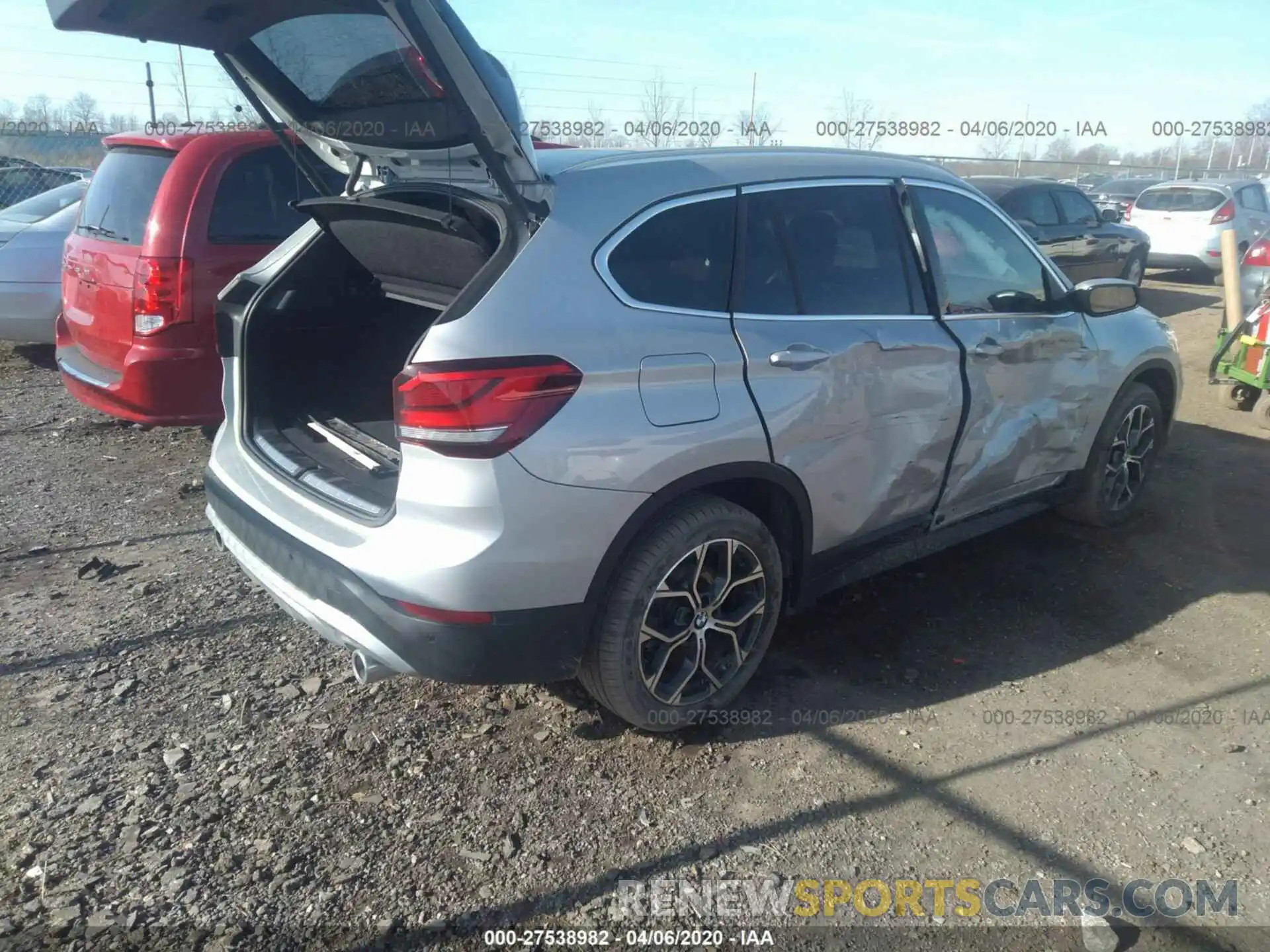 4 Photograph of a damaged car WBXJG9C03L5N90575 BMW X1 2020