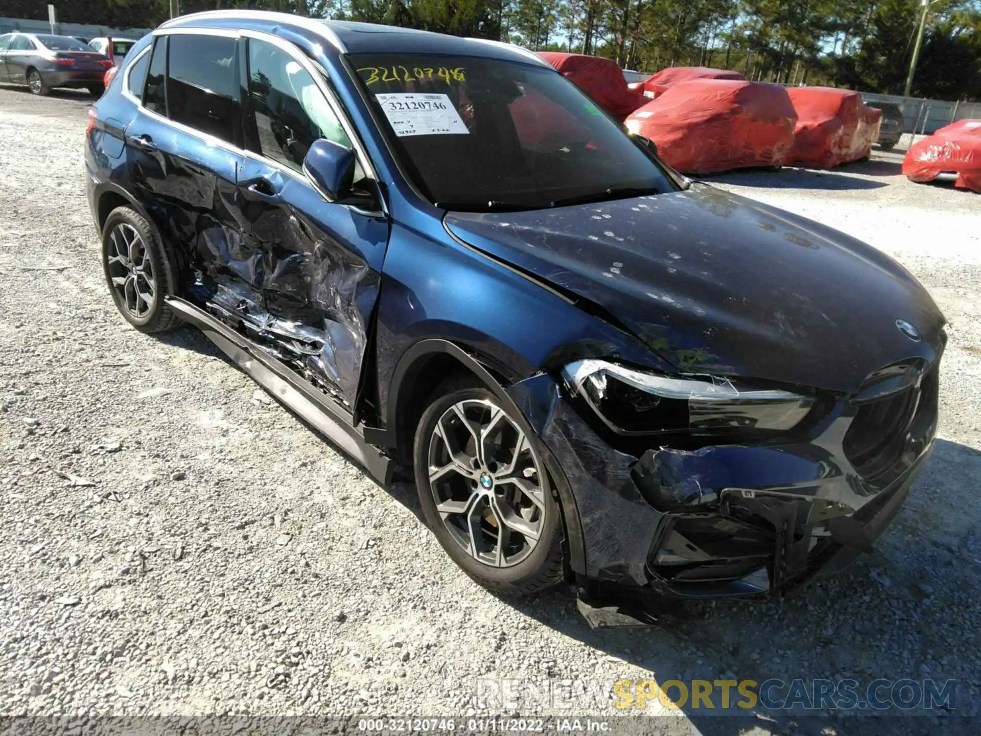 1 Photograph of a damaged car WBXJG9C03L5P19785 BMW X1 2020