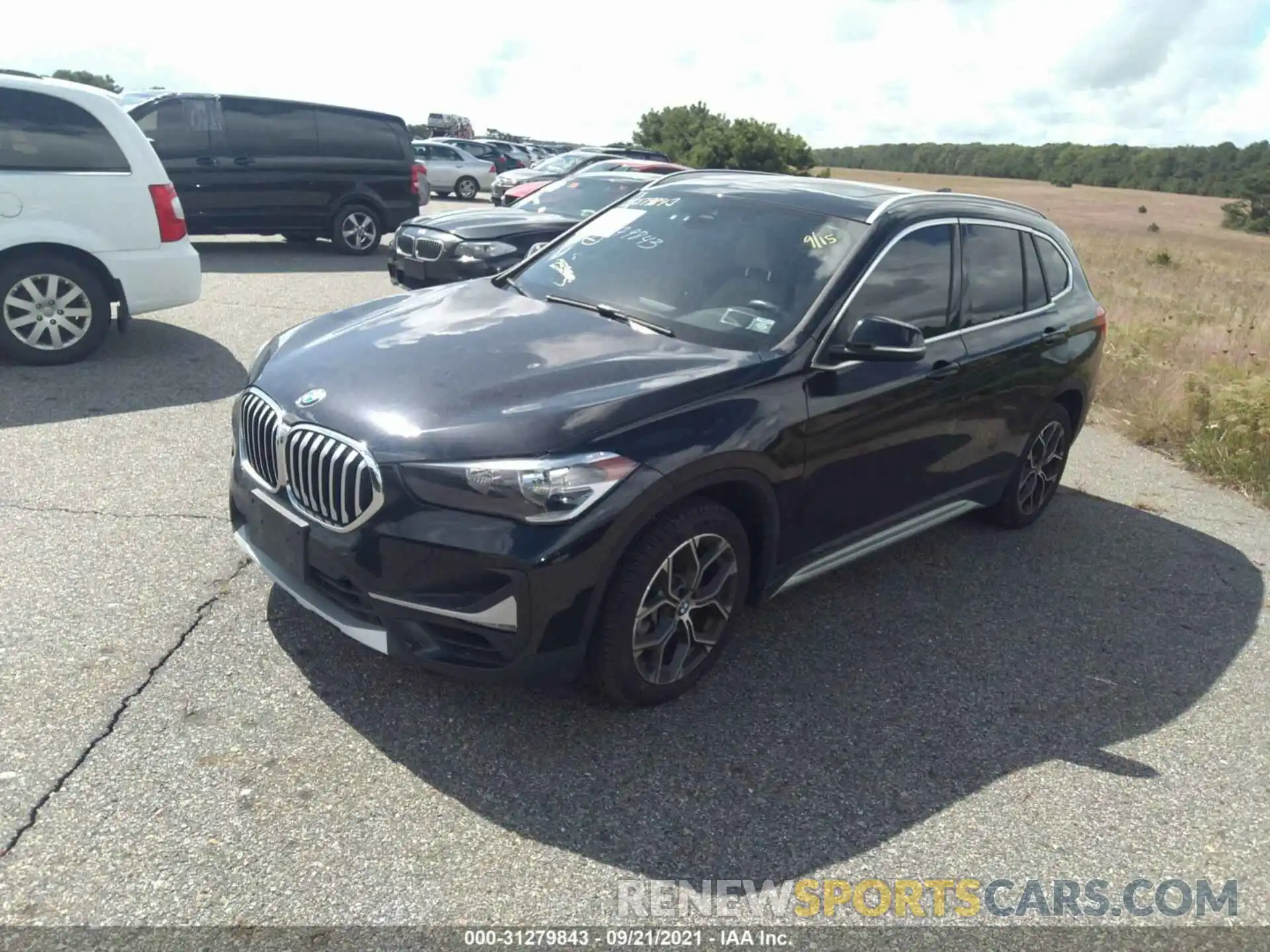 2 Фотография поврежденного автомобиля WBXJG9C03L5P76360 BMW X1 2020