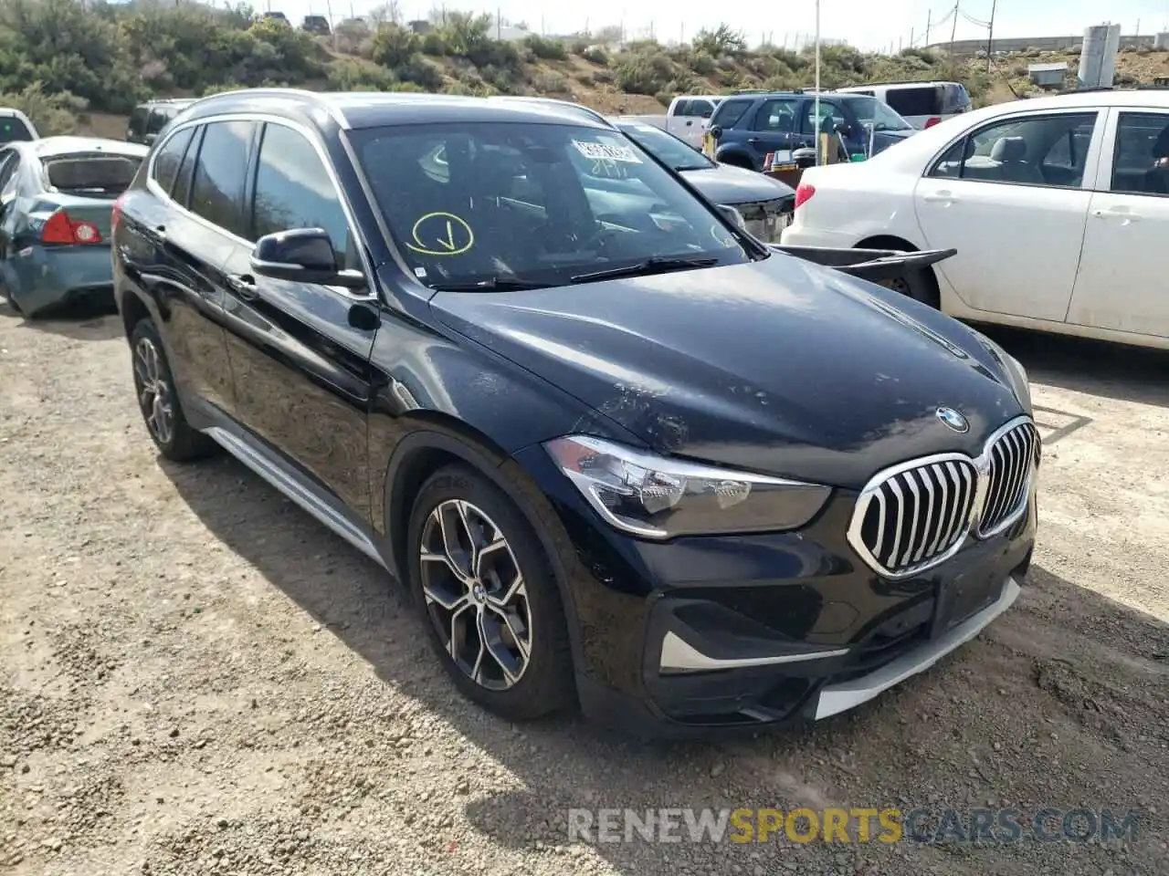 1 Photograph of a damaged car WBXJG9C03L5P92512 BMW X1 2020