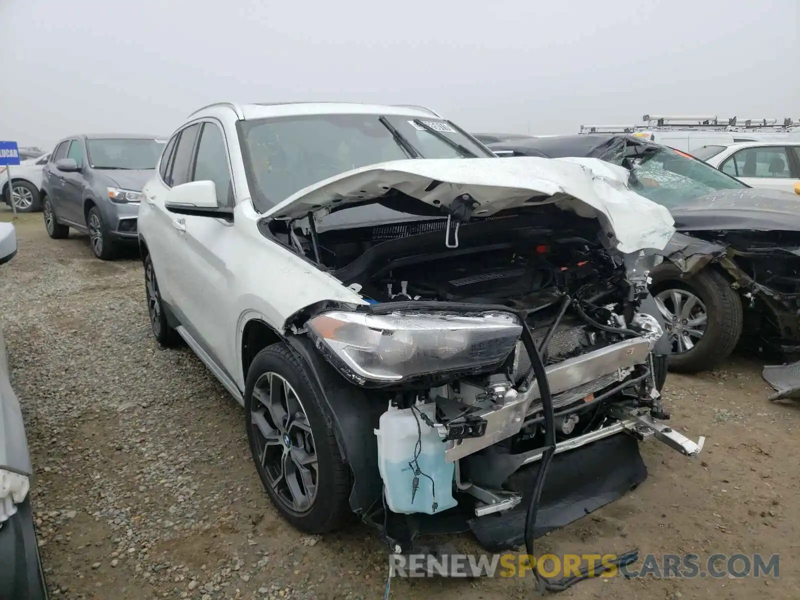 1 Photograph of a damaged car WBXJG9C03L5R00790 BMW X1 2020