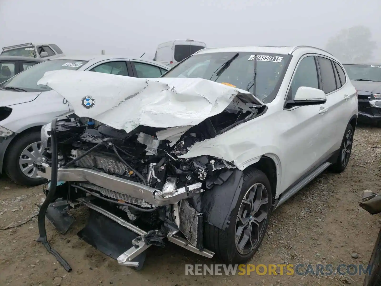 2 Photograph of a damaged car WBXJG9C03L5R00790 BMW X1 2020