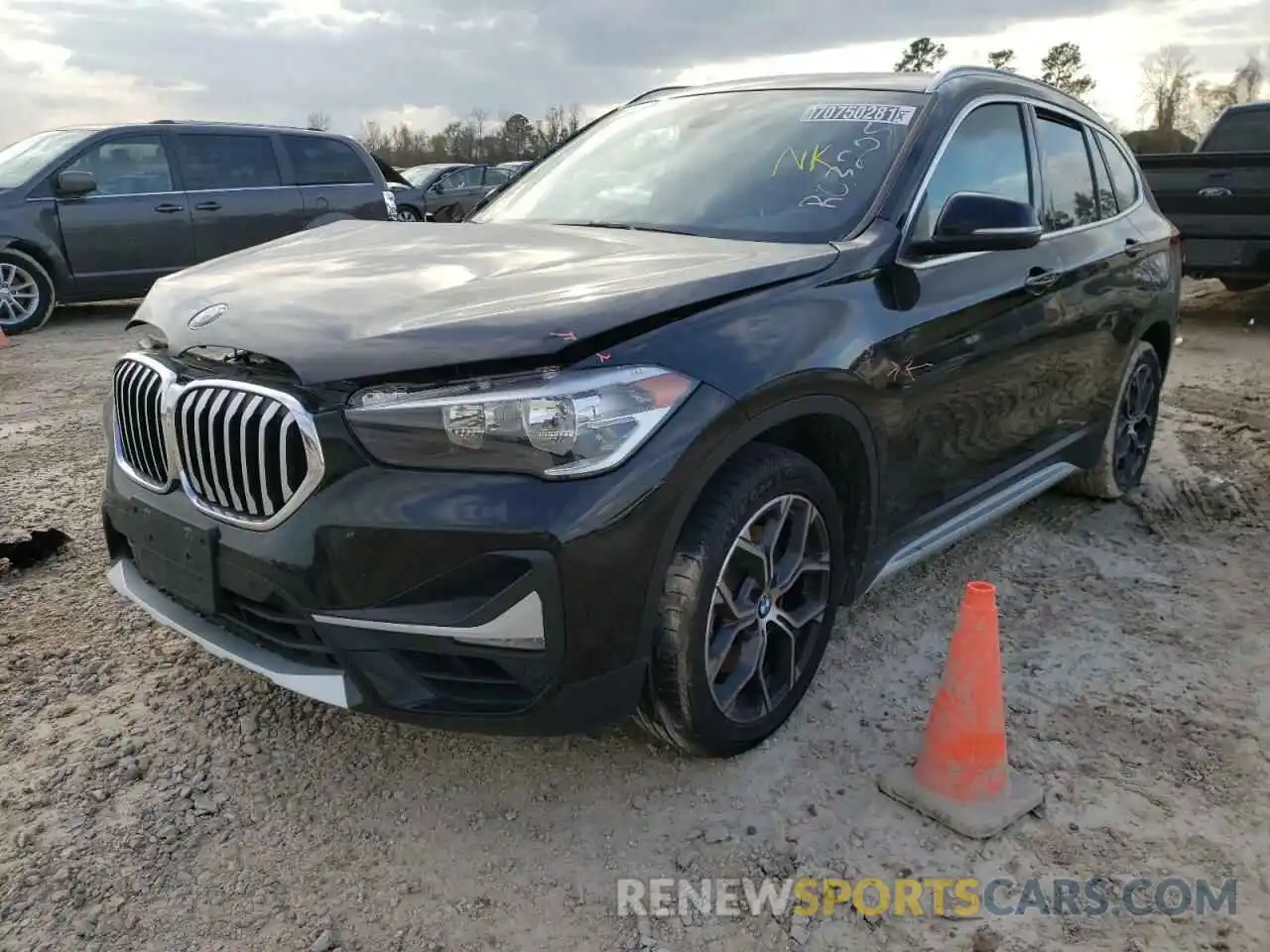 2 Photograph of a damaged car WBXJG9C03L5R03205 BMW X1 2020