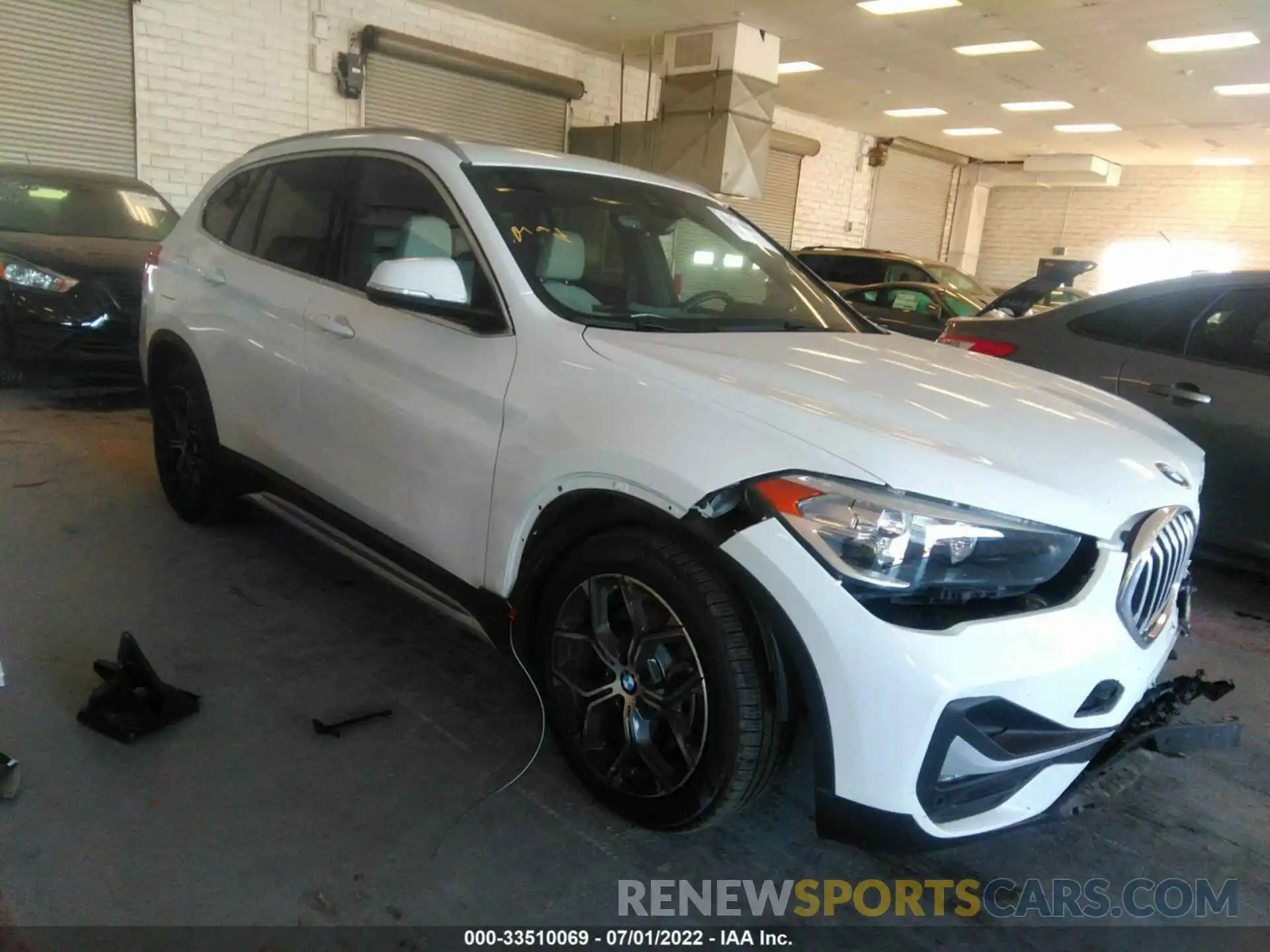 1 Photograph of a damaged car WBXJG9C04L3L58109 BMW X1 2020