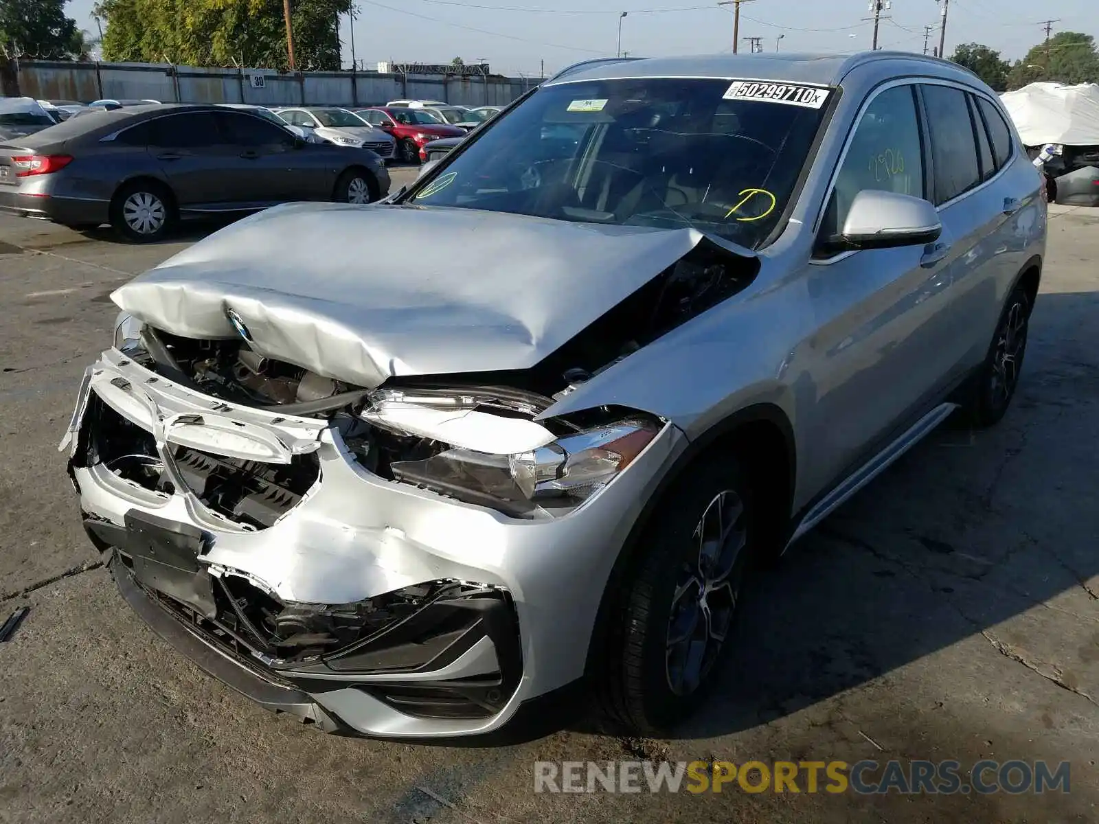 2 Photograph of a damaged car WBXJG9C04L3L86573 BMW X1 2020