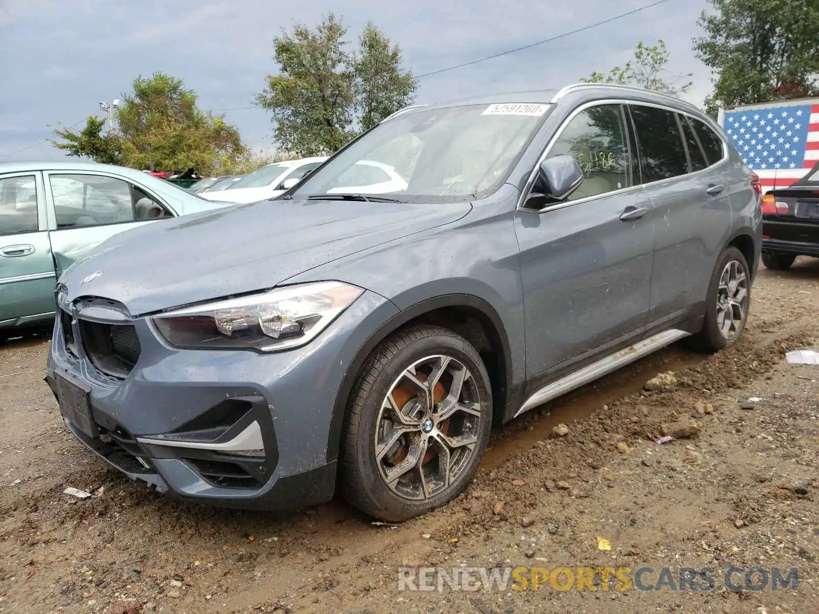 2 Photograph of a damaged car WBXJG9C04L5P25885 BMW X1 2020