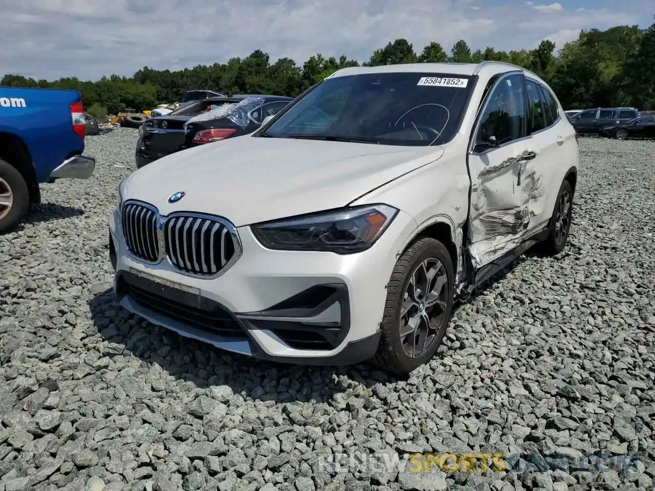 2 Photograph of a damaged car WBXJG9C04L5P73211 BMW X1 2020