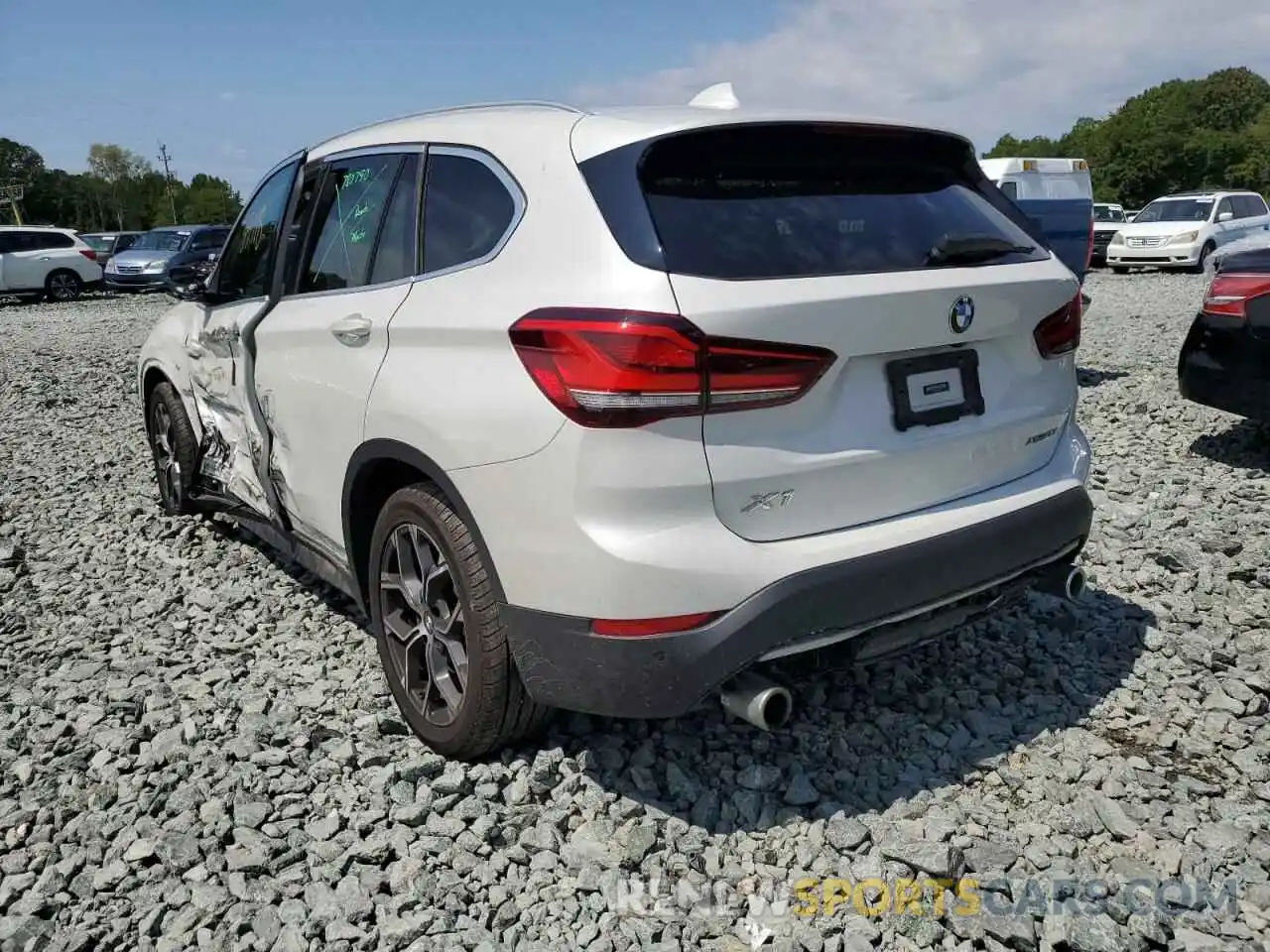 3 Photograph of a damaged car WBXJG9C04L5P73211 BMW X1 2020