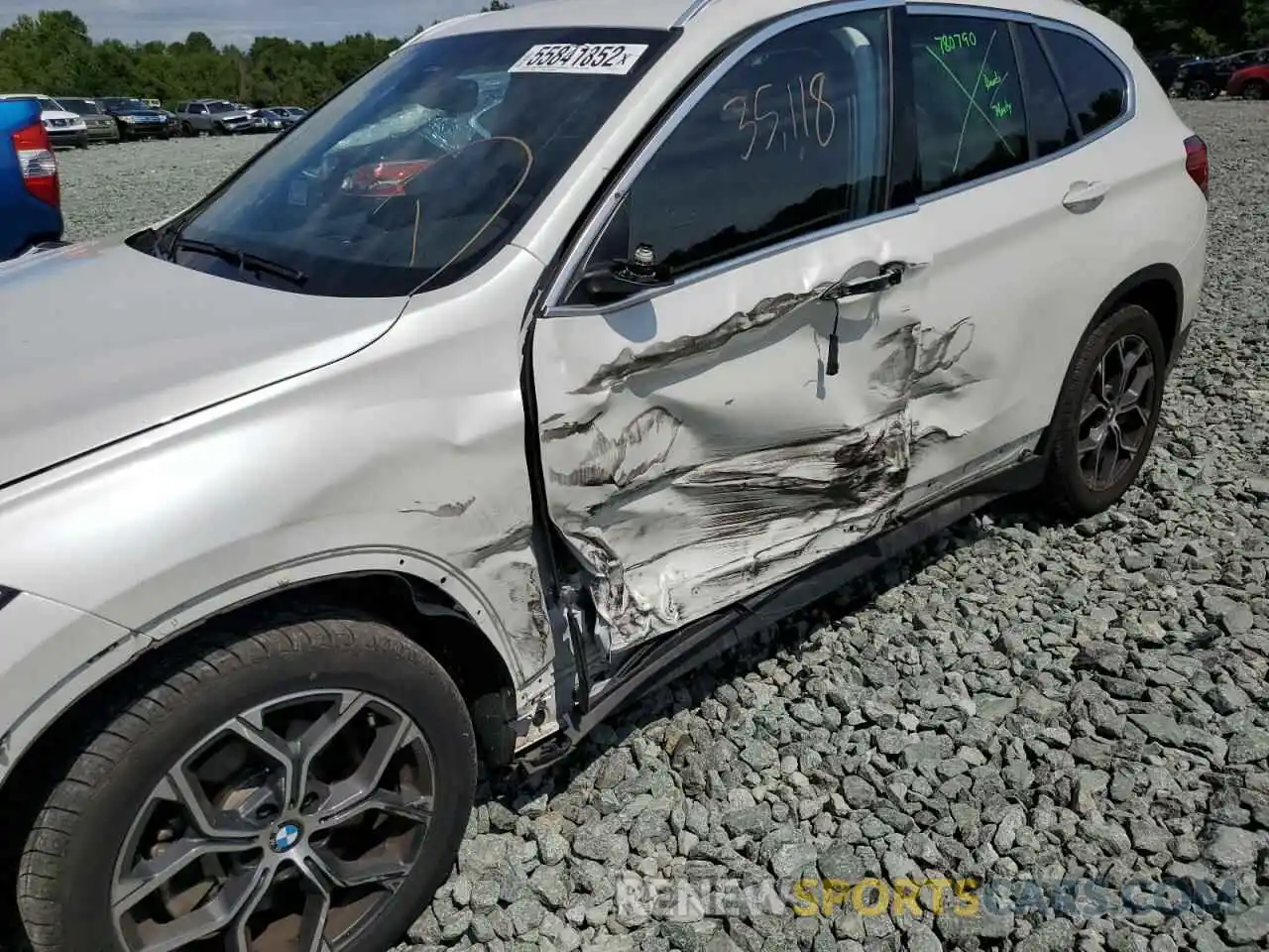 9 Photograph of a damaged car WBXJG9C04L5P73211 BMW X1 2020