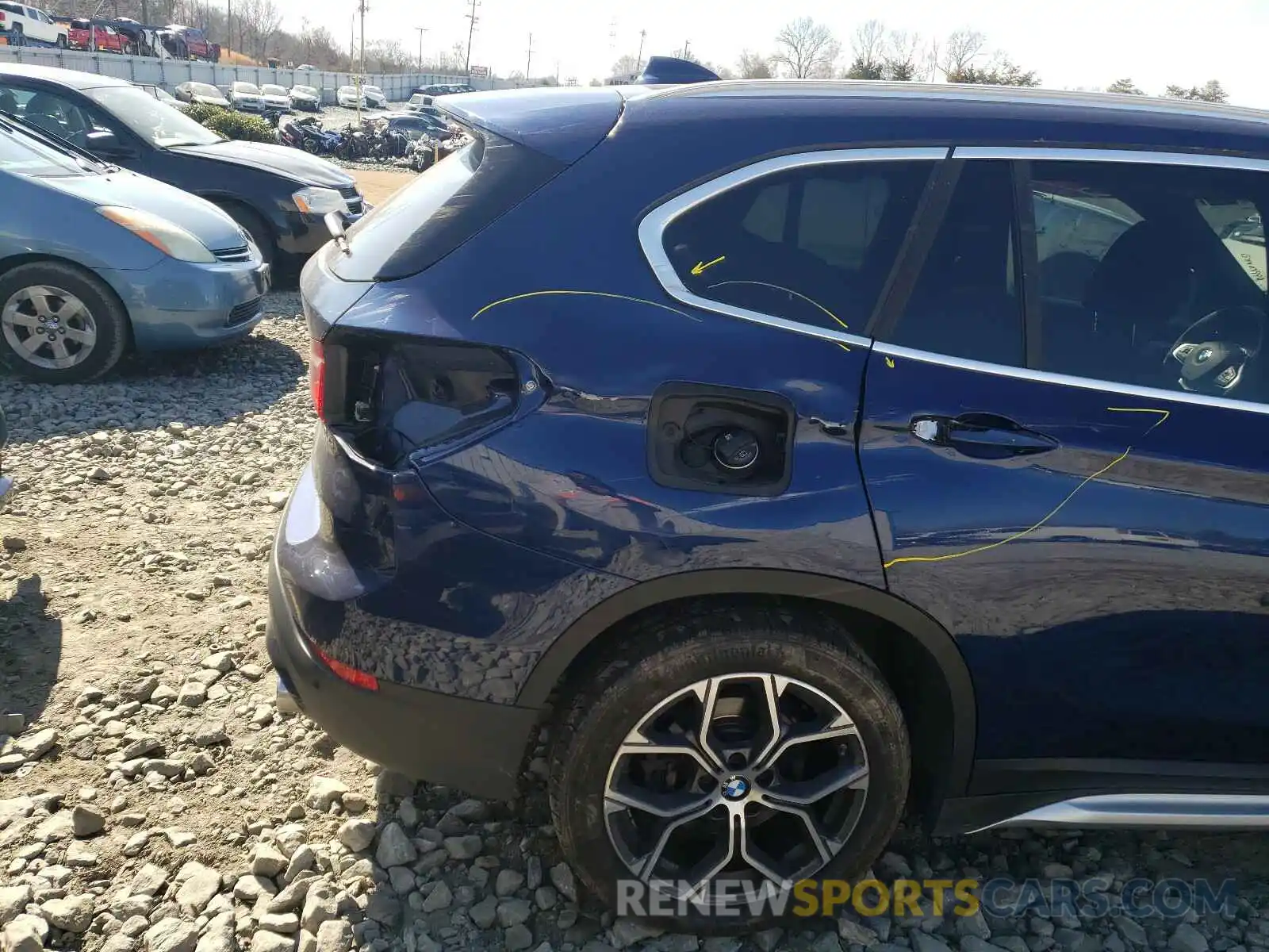 9 Photograph of a damaged car WBXJG9C04L5P75153 BMW X1 2020