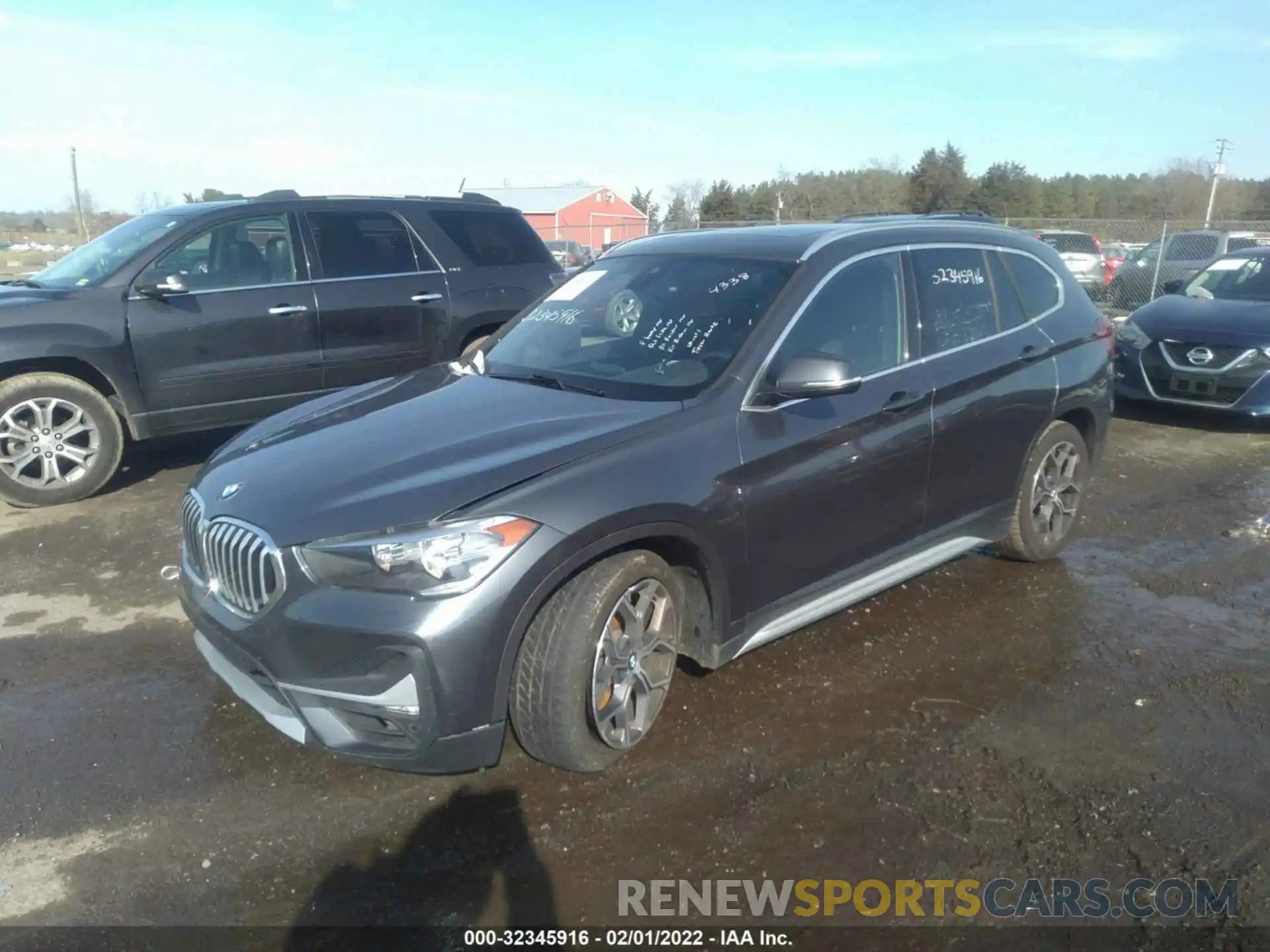 2 Photograph of a damaged car WBXJG9C04L5P75301 BMW X1 2020