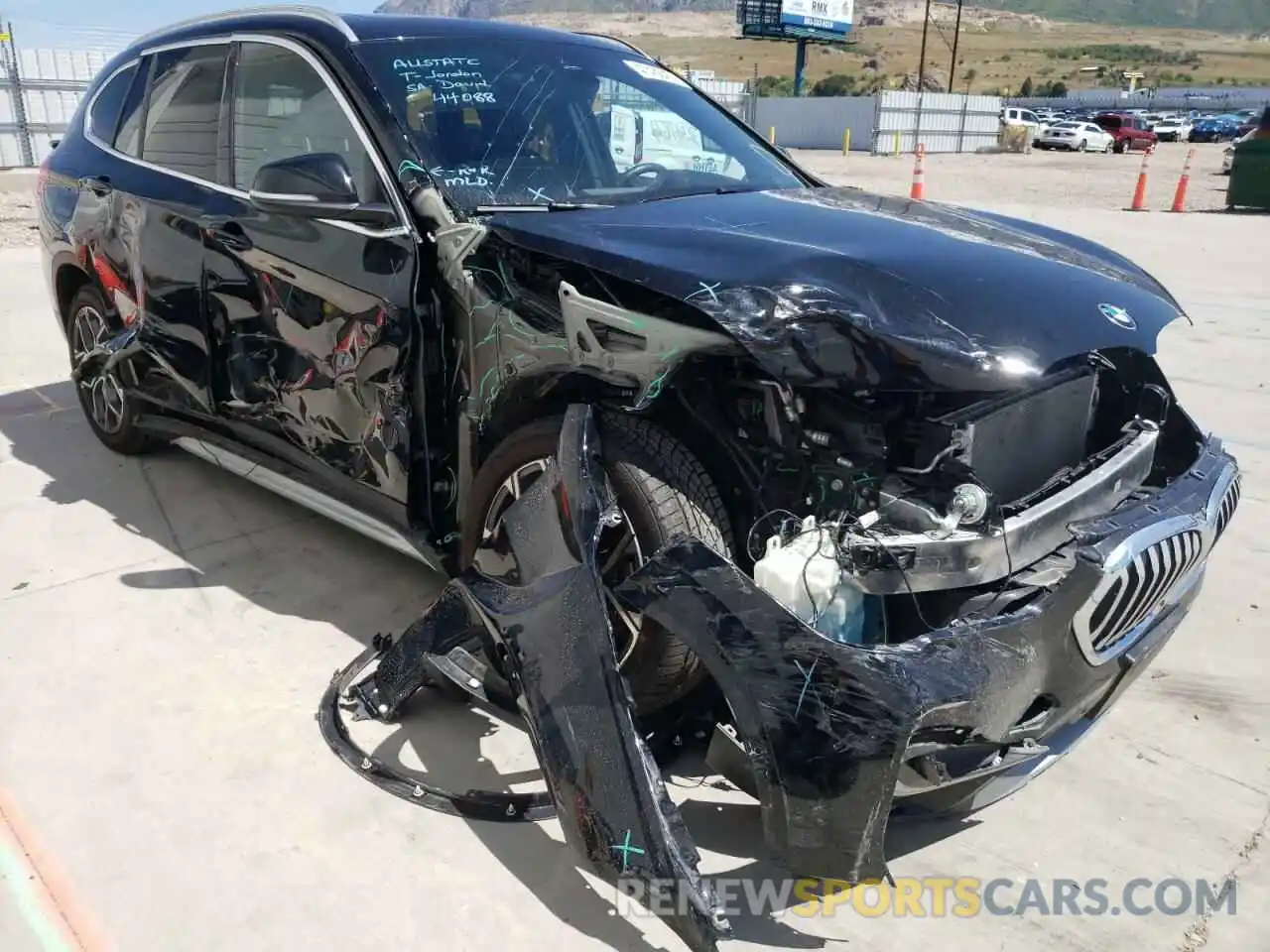 1 Photograph of a damaged car WBXJG9C04L5P91224 BMW X1 2020