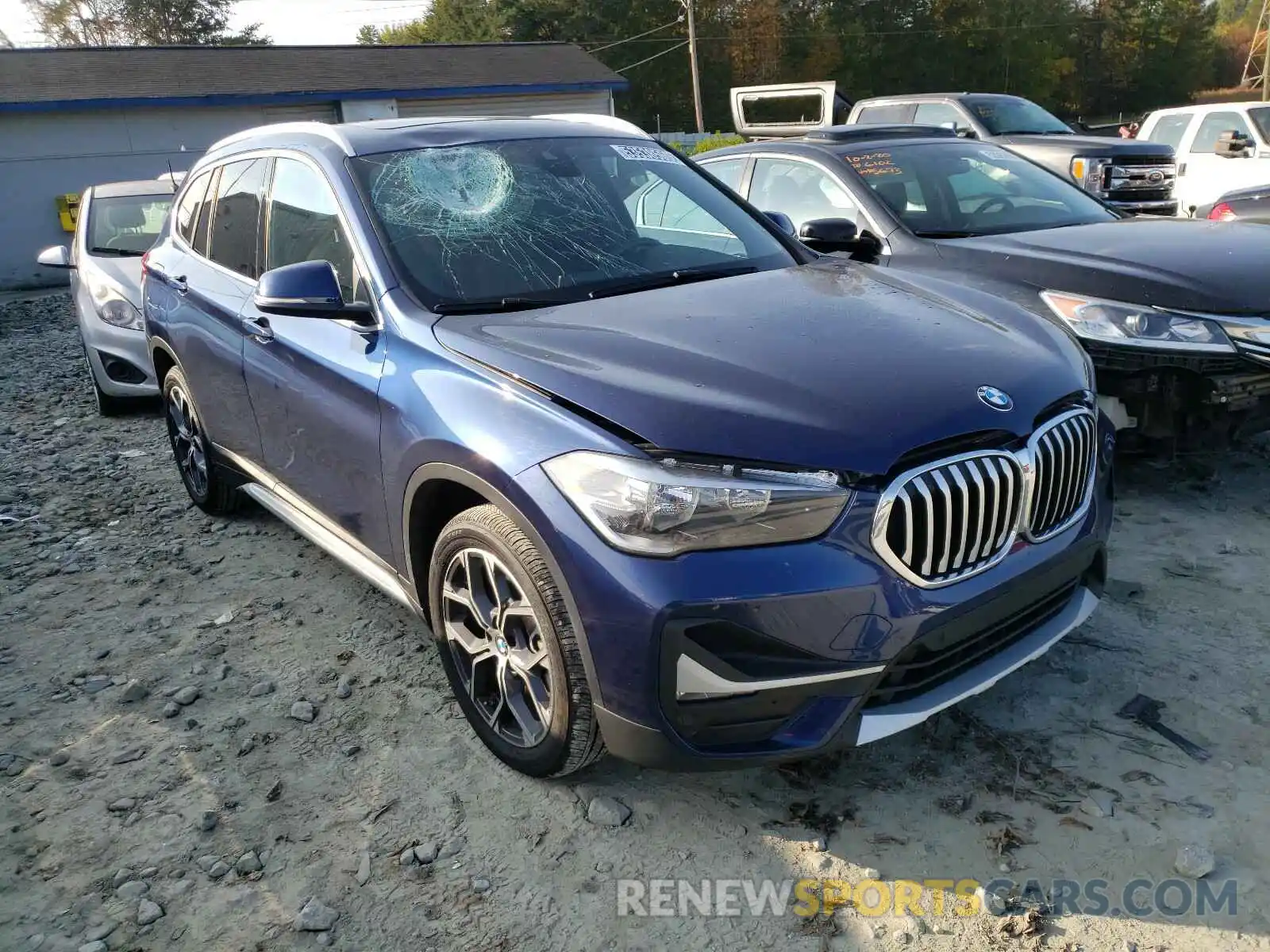 1 Фотография поврежденного автомобиля WBXJG9C04L5P93751 BMW X1 2020