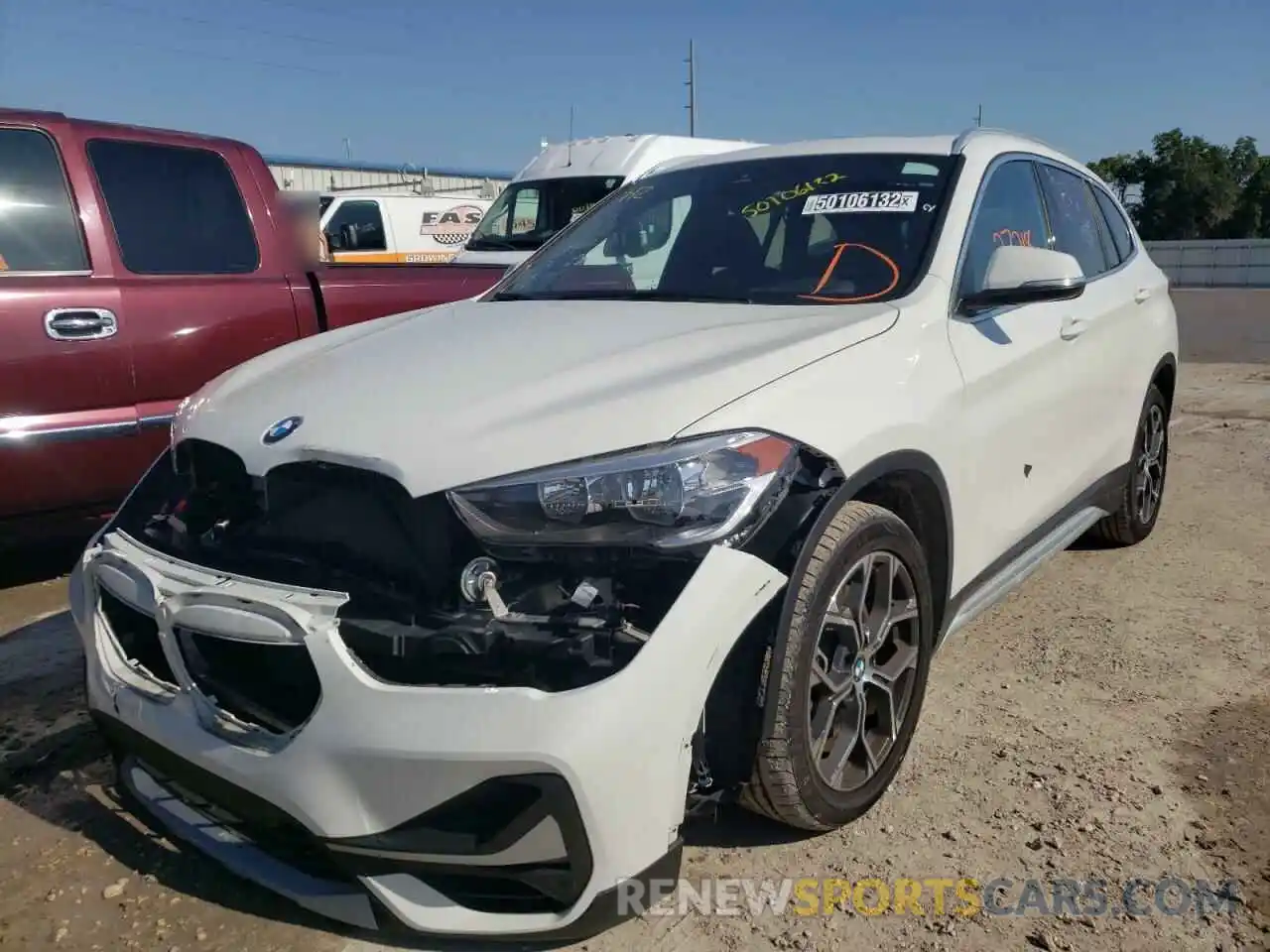 2 Photograph of a damaged car WBXJG9C04L5P95922 BMW X1 2020