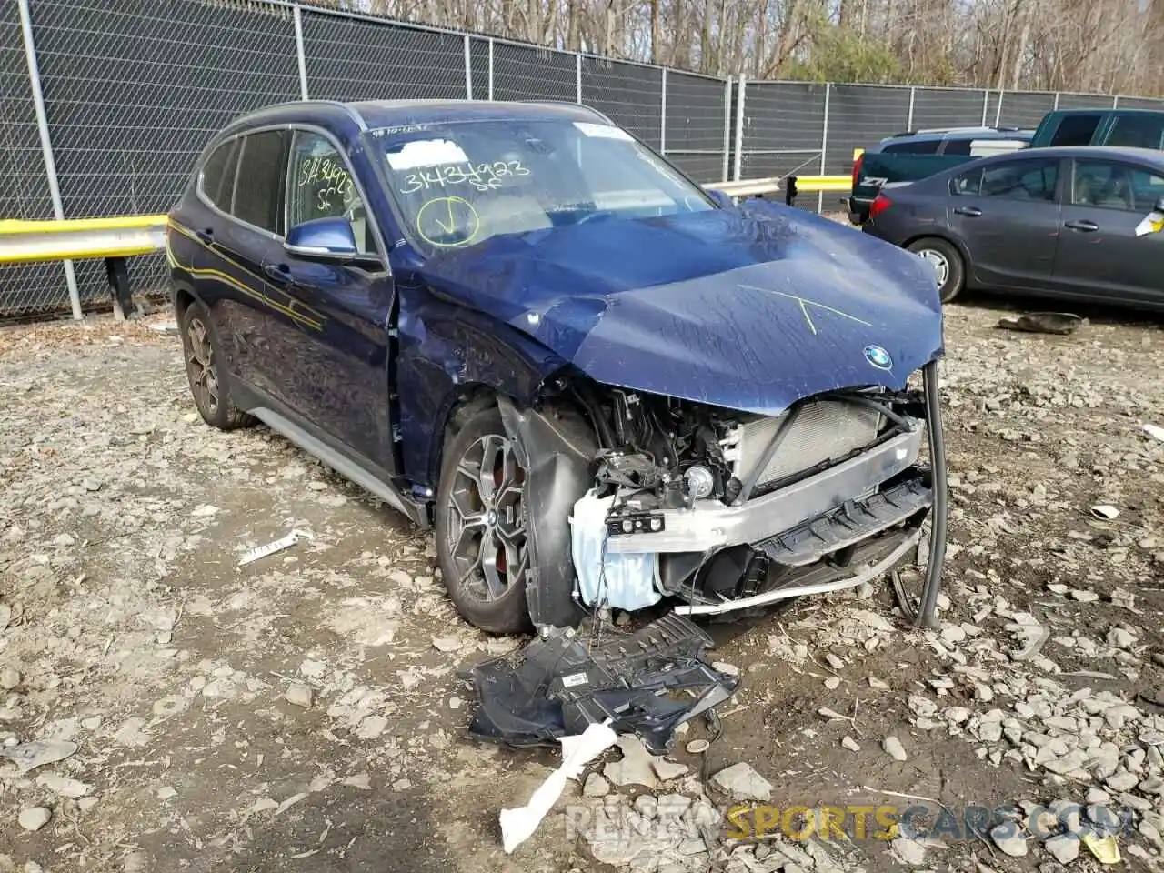 1 Photograph of a damaged car WBXJG9C04L5R73070 BMW X1 2020