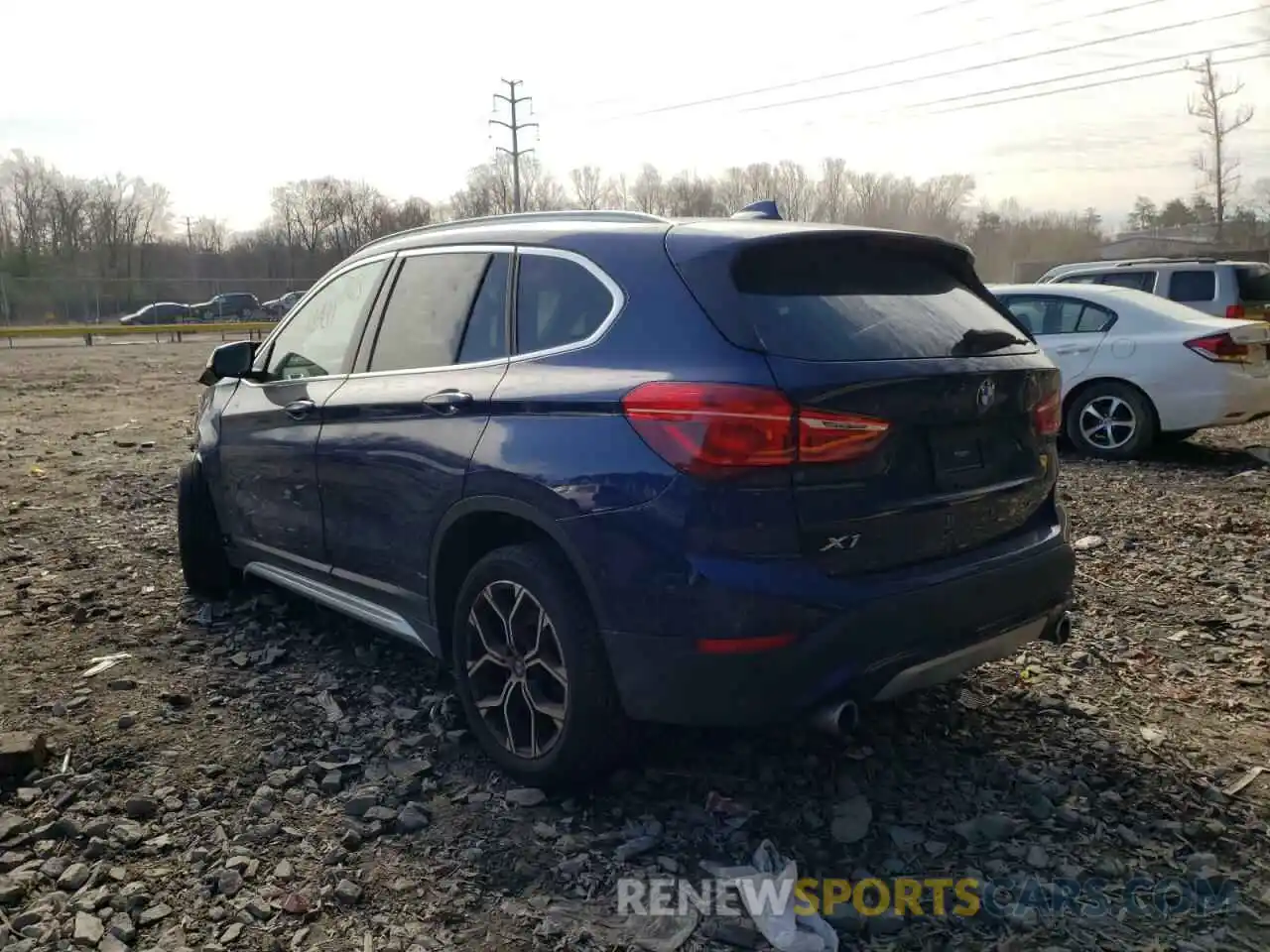 3 Фотография поврежденного автомобиля WBXJG9C04L5R73070 BMW X1 2020