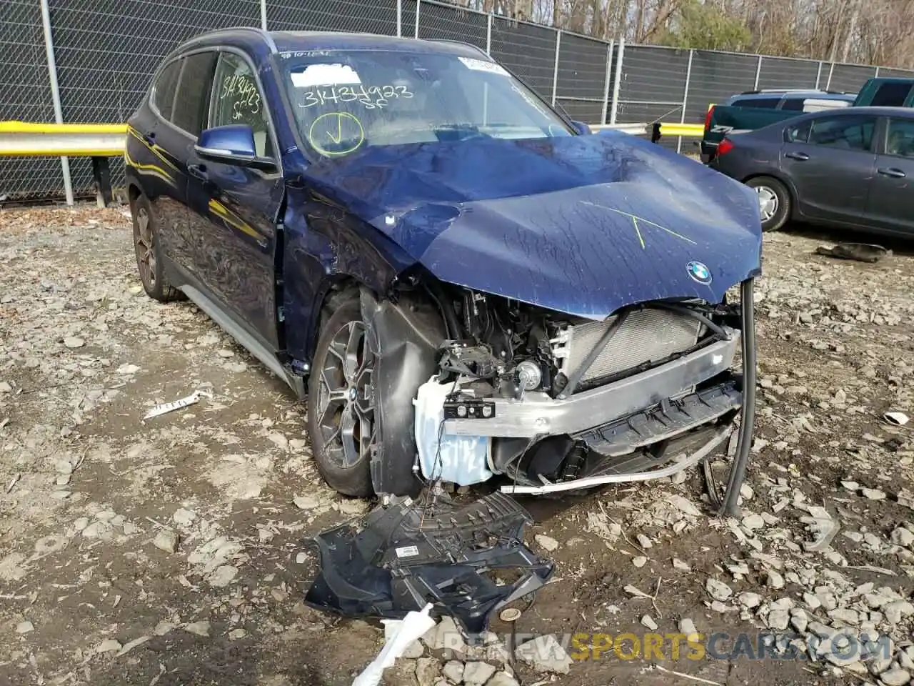 9 Photograph of a damaged car WBXJG9C04L5R73070 BMW X1 2020