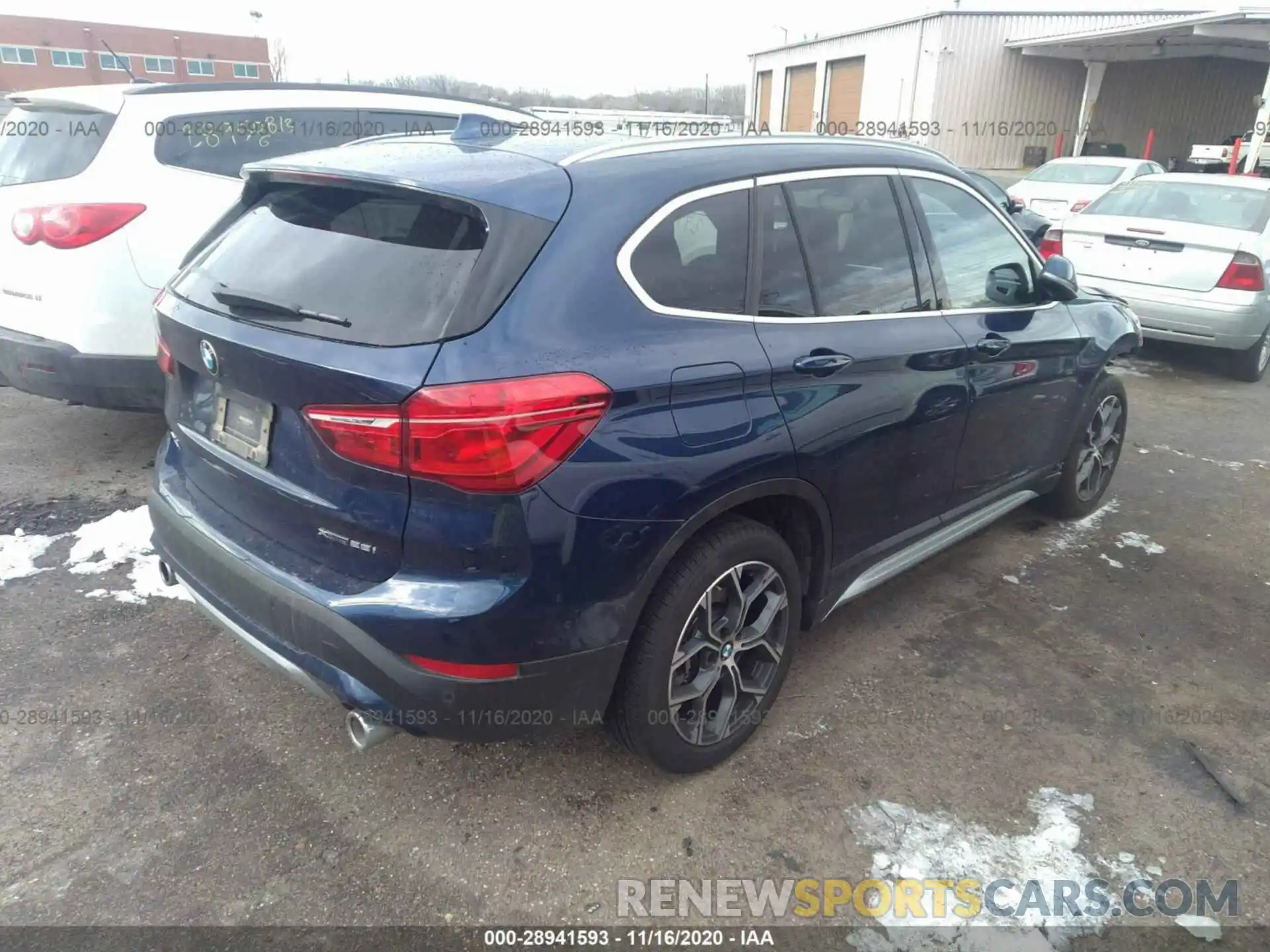 4 Фотография поврежденного автомобиля WBXJG9C05L3L89420 BMW X1 2020