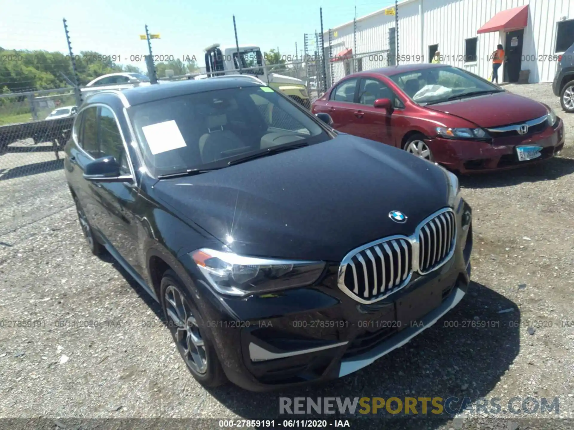 1 Photograph of a damaged car WBXJG9C05L5P46714 BMW X1 2020