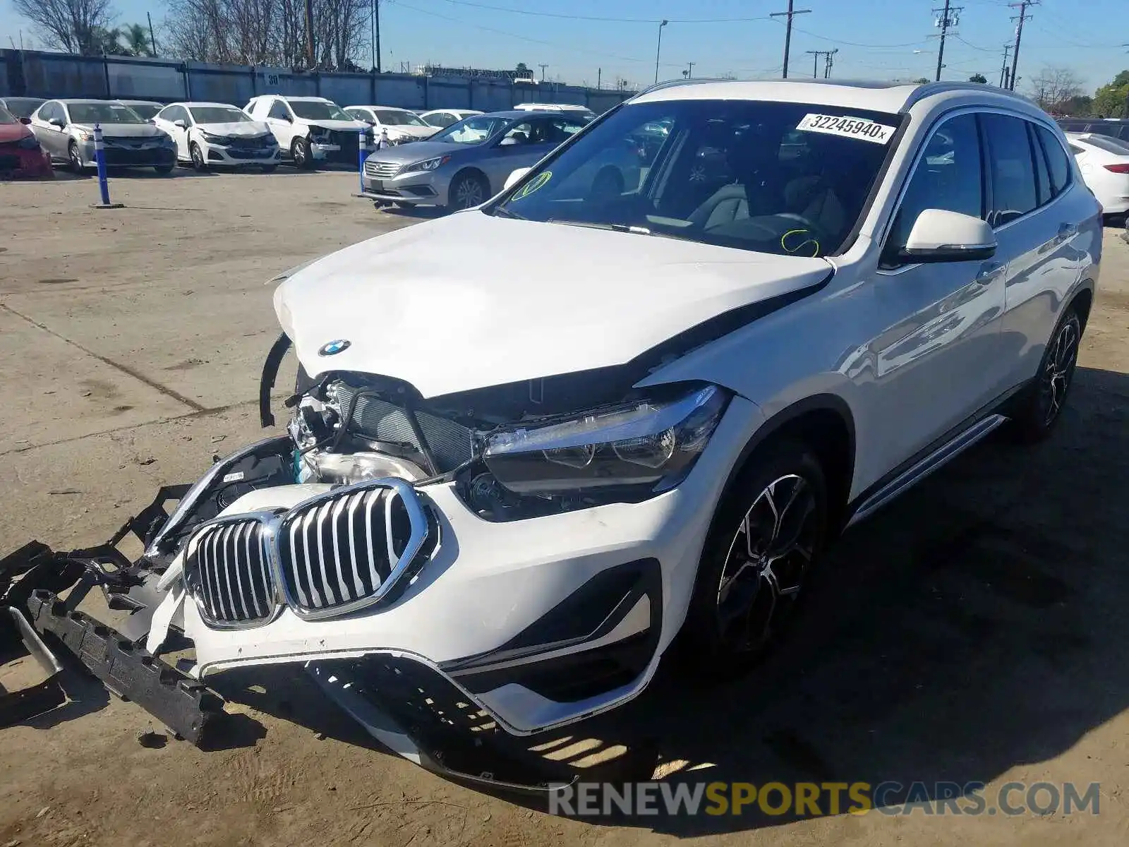 2 Photograph of a damaged car WBXJG9C05L5P91071 BMW X1 2020