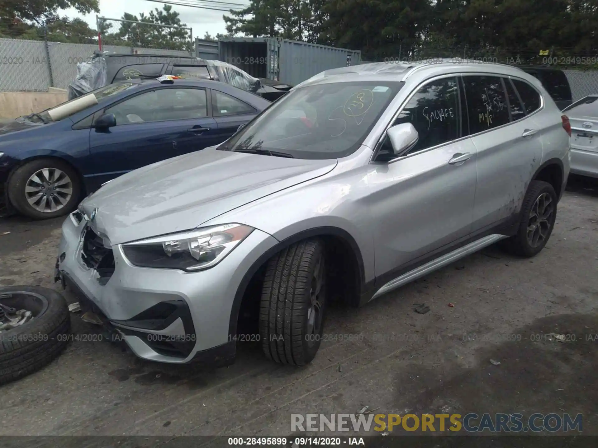 2 Photograph of a damaged car WBXJG9C05L5P96836 BMW X1 2020