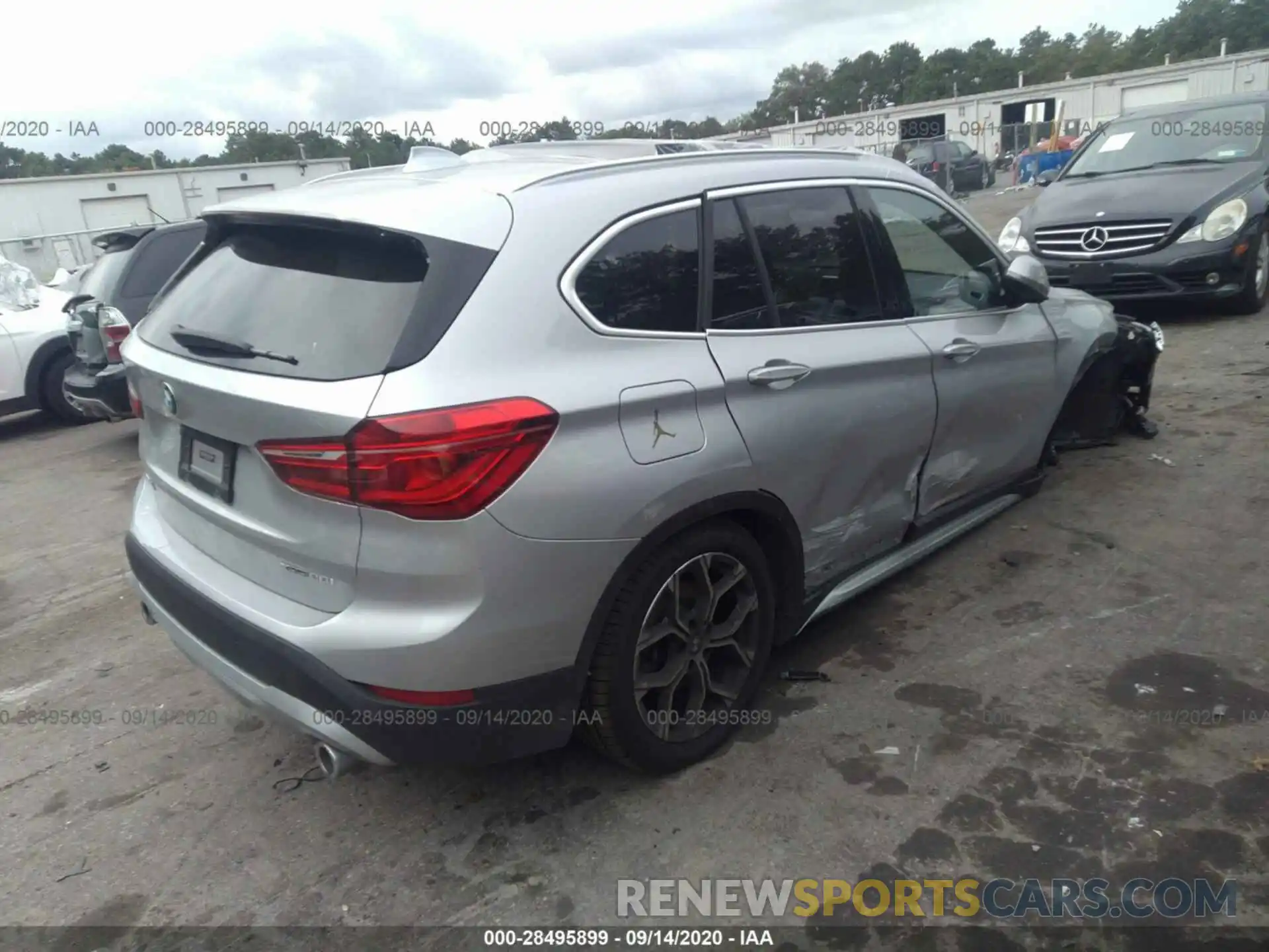 4 Фотография поврежденного автомобиля WBXJG9C05L5P96836 BMW X1 2020