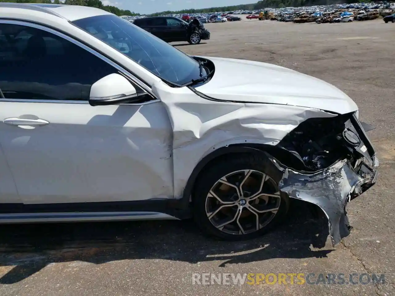 9 Photograph of a damaged car WBXJG9C05L5P97601 BMW X1 2020