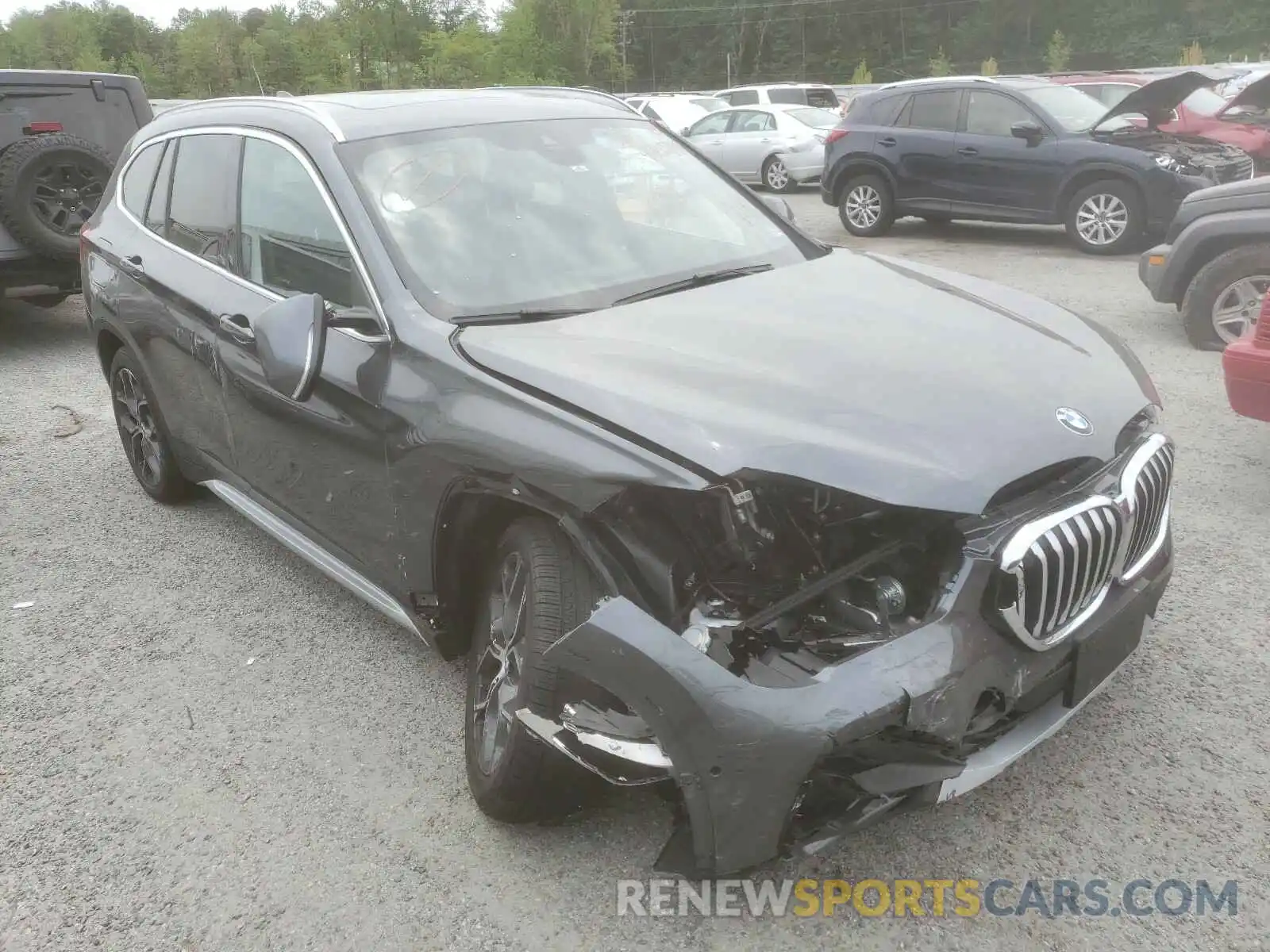 1 Photograph of a damaged car WBXJG9C06L3L57625 BMW X1 2020