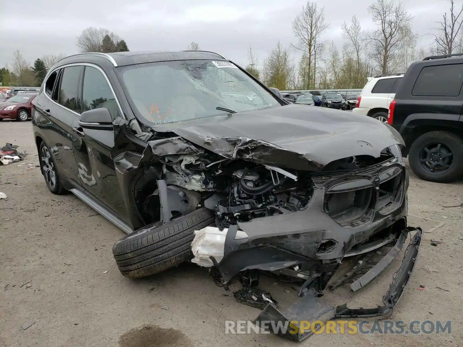 1 Photograph of a damaged car WBXJG9C06L5P42851 BMW X1 2020