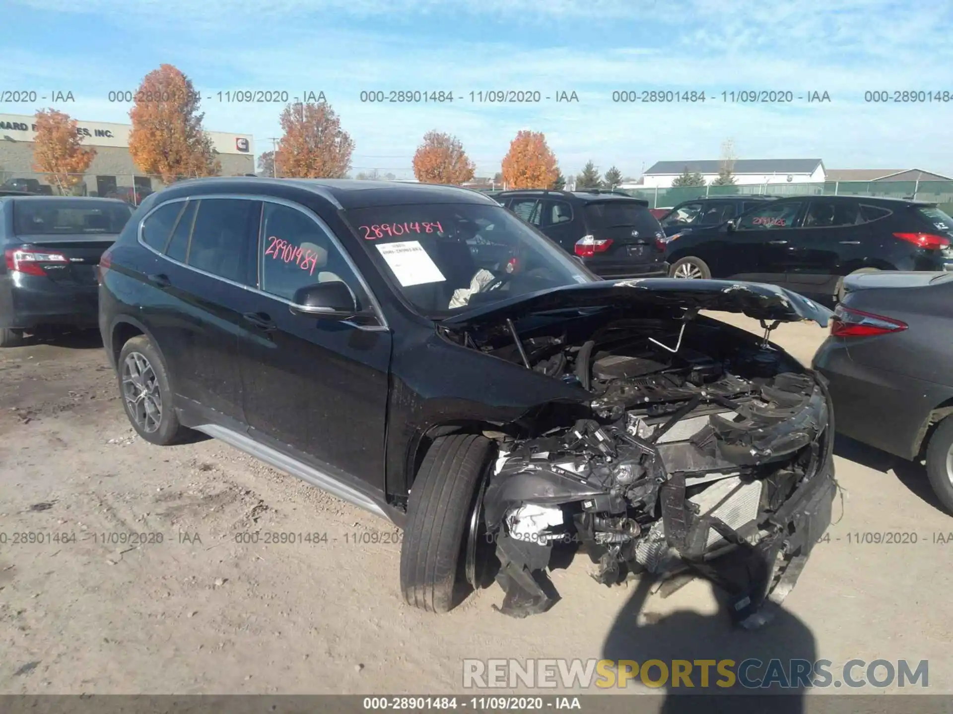 1 Photograph of a damaged car WBXJG9C06L5P53249 BMW X1 2020