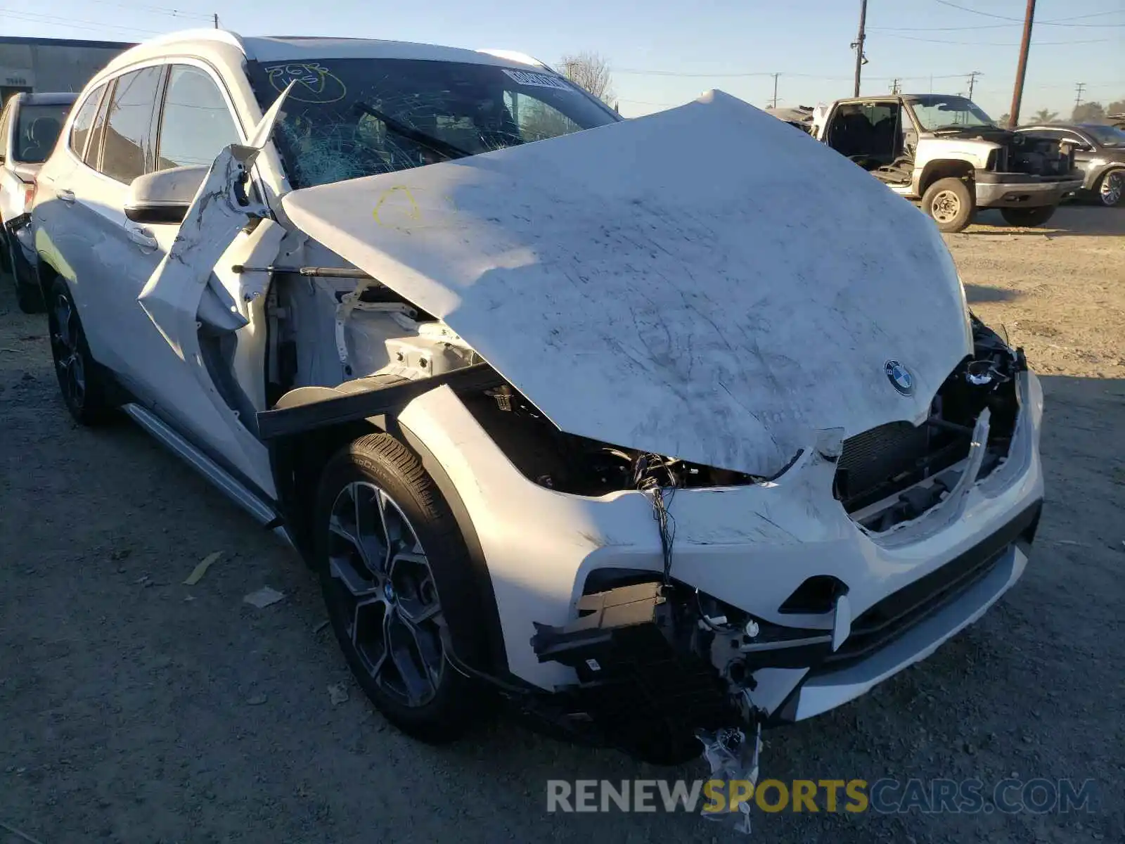 1 Photograph of a damaged car WBXJG9C06L5P74800 BMW X1 2020