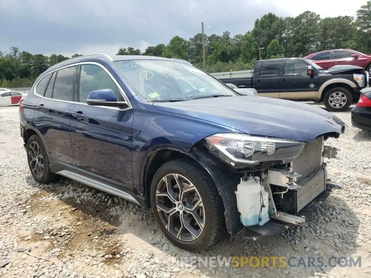 1 Photograph of a damaged car WBXJG9C06L5P79379 BMW X1 2020