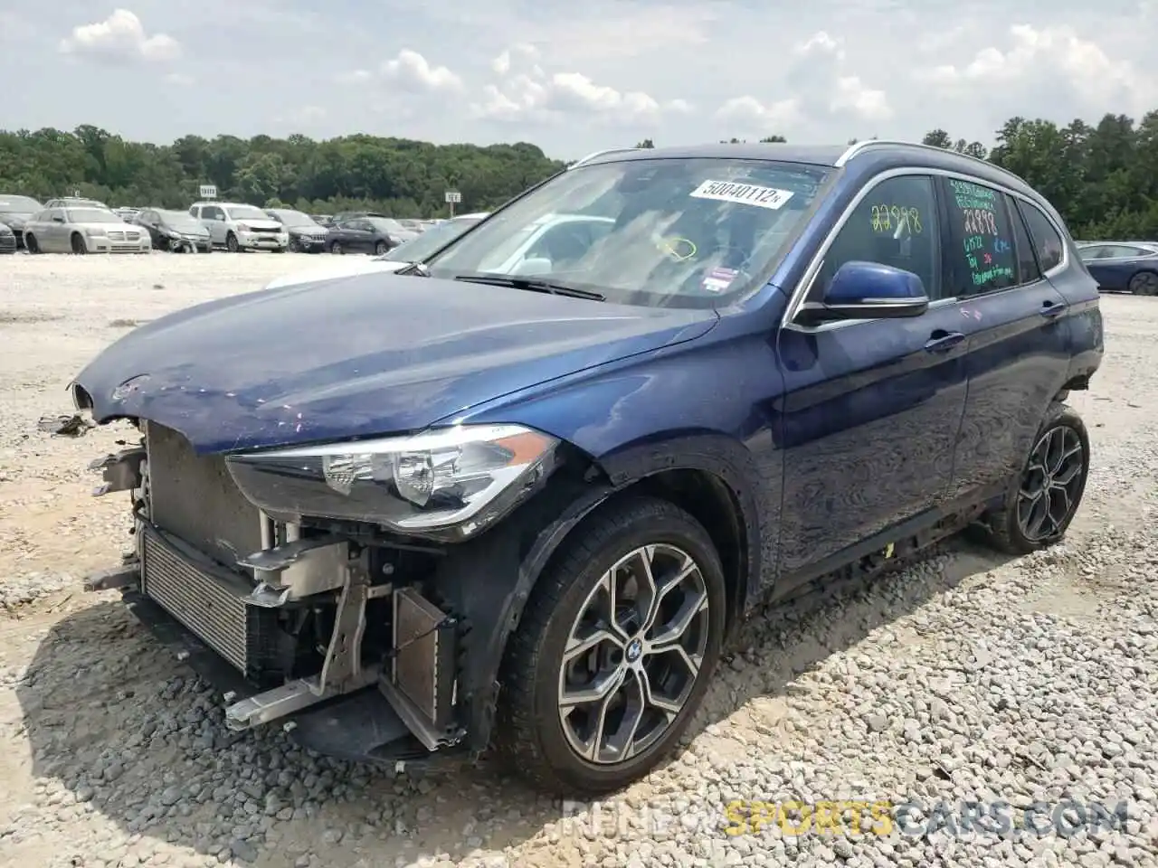 2 Фотография поврежденного автомобиля WBXJG9C06L5P79379 BMW X1 2020